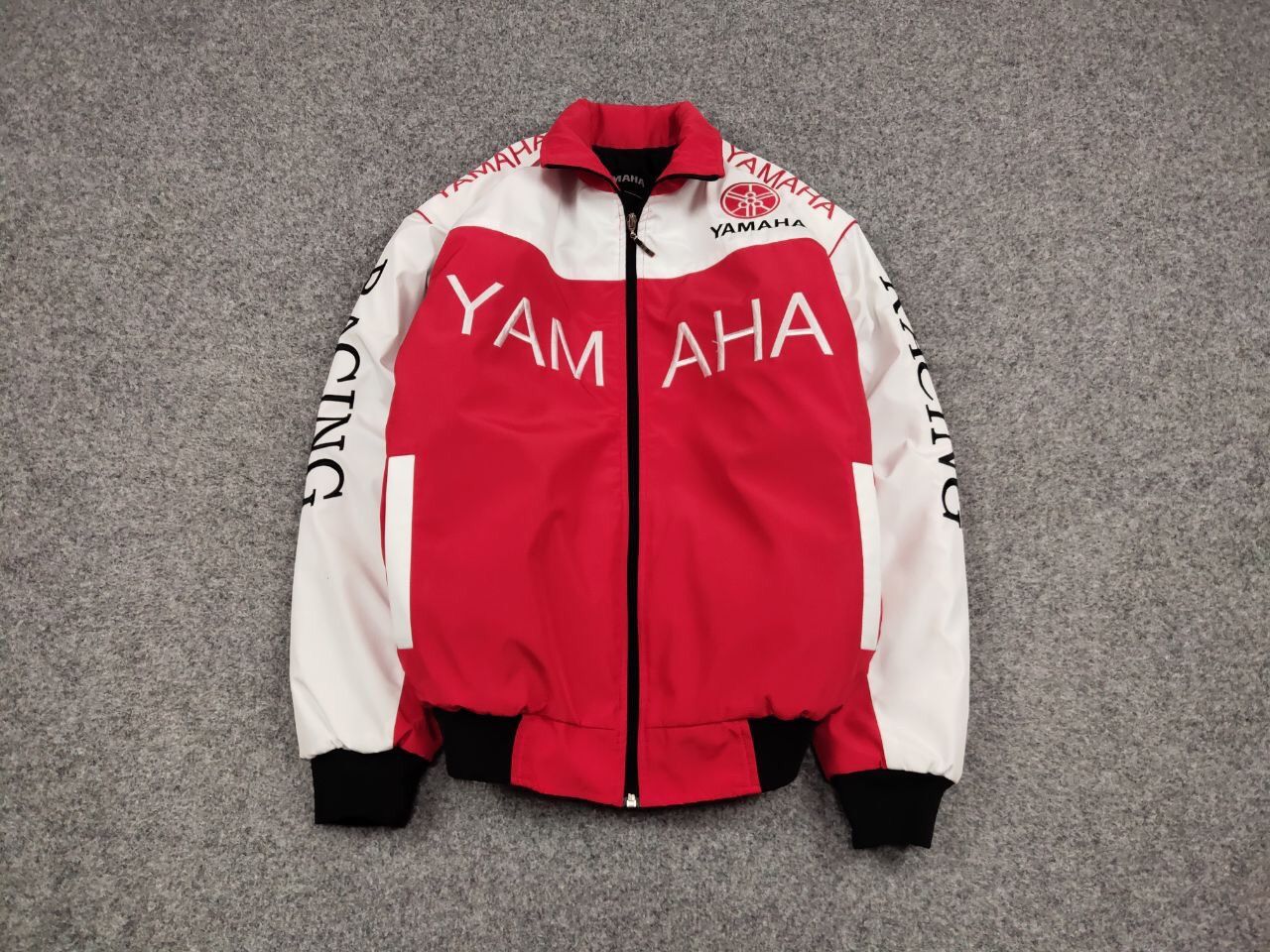 Yamaha Vintage 90's Yamaha Racing red logo padded Casual Jacket Size US L / EU 52-54 / 3 - 2 Thumbnail