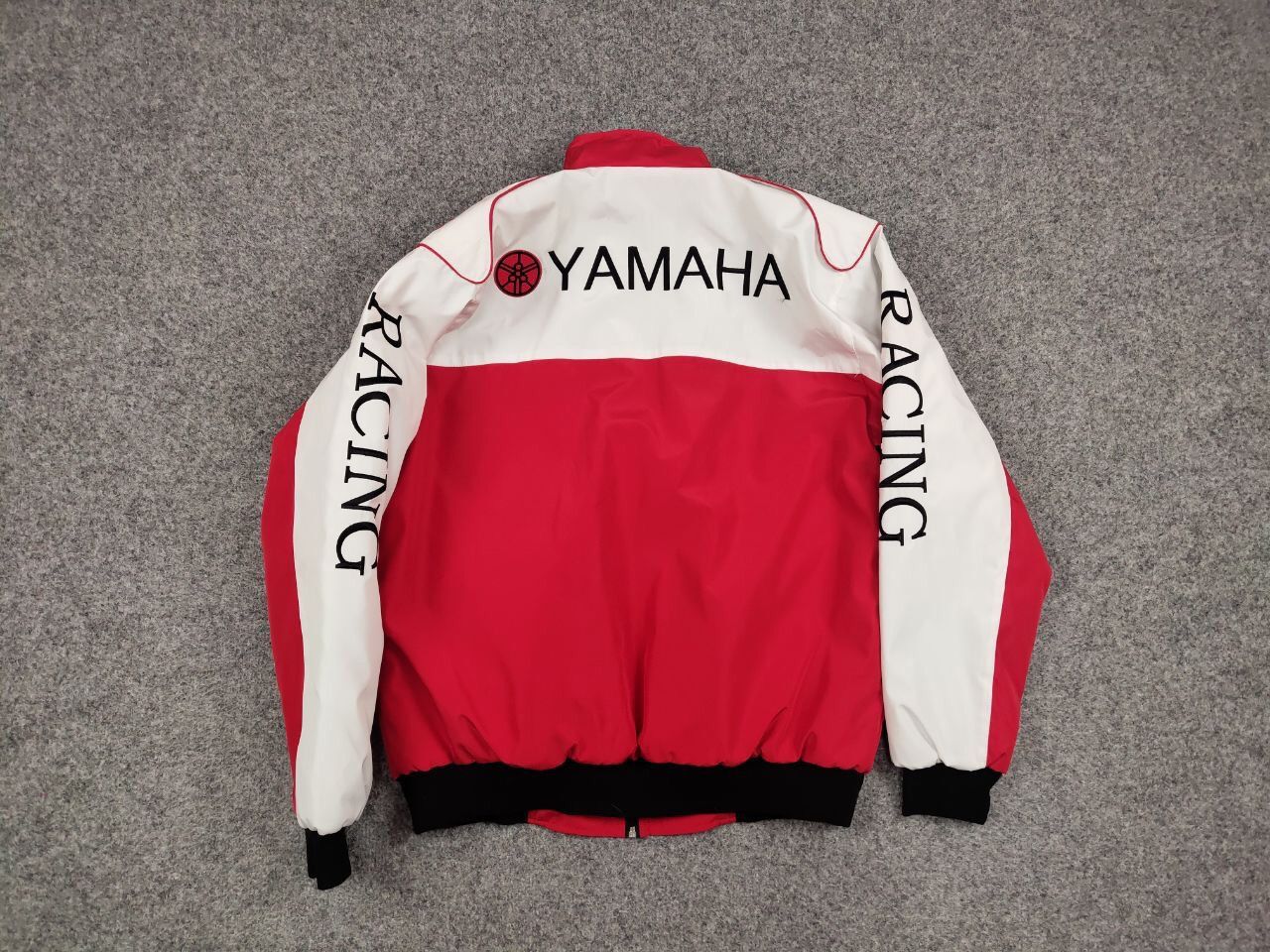 Yamaha Vintage 90's Yamaha Racing red logo padded Casual Jacket Size US L / EU 52-54 / 3 - 12 Thumbnail