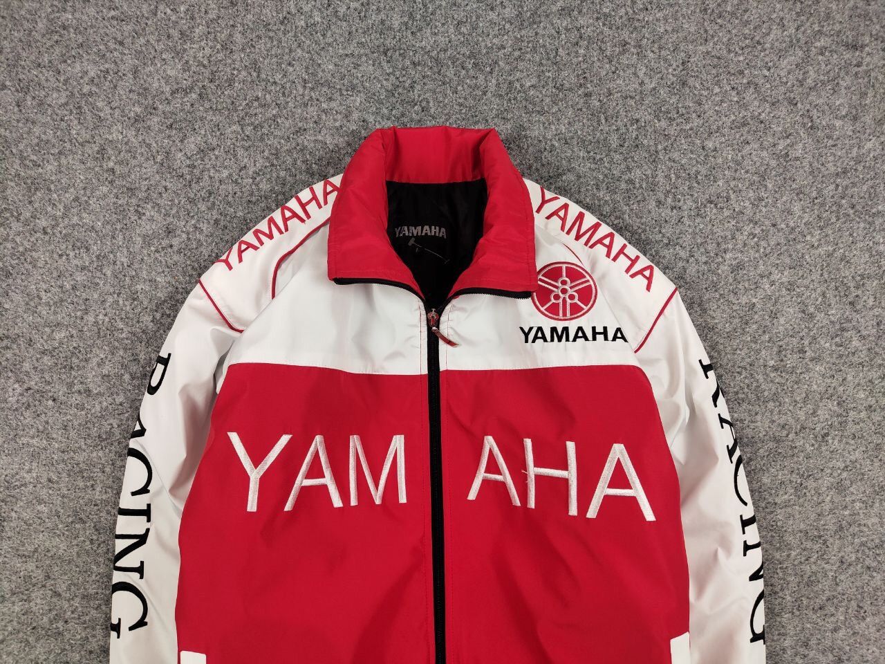 Yamaha Vintage 90's Yamaha Racing red logo padded Casual Jacket Size US L / EU 52-54 / 3 - 8 Thumbnail