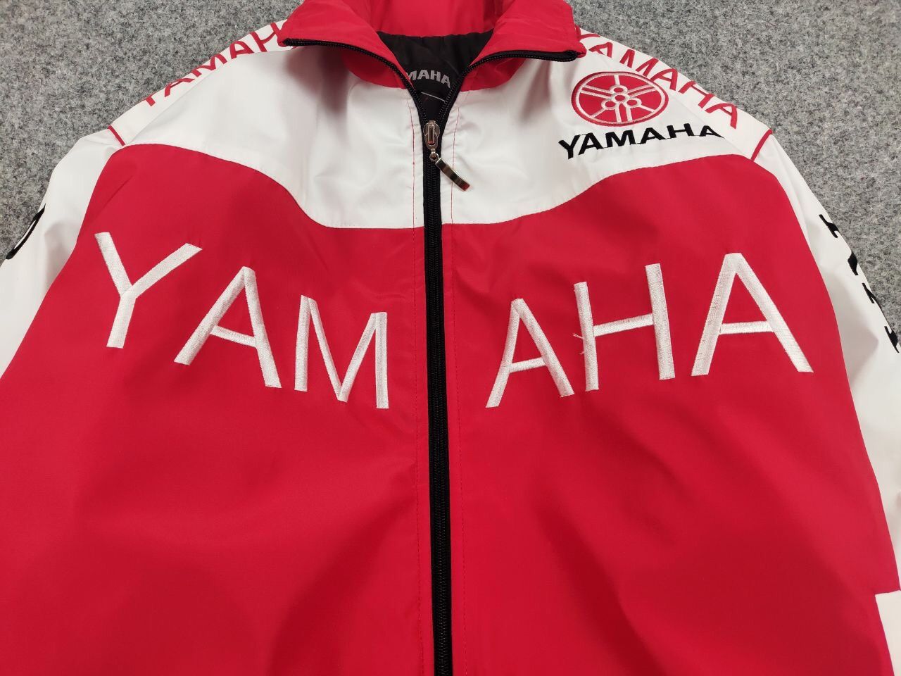 Yamaha Vintage 90's Yamaha Racing red logo padded Casual Jacket Size US L / EU 52-54 / 3 - 10 Thumbnail