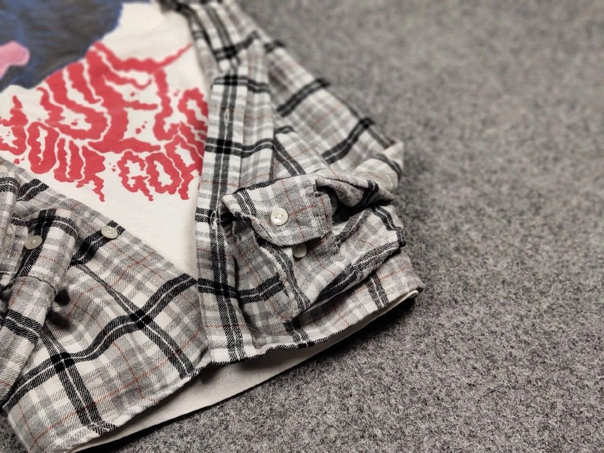 Flannel Vintage Flannel Shirt Travis Scott Style Size US XL / EU 56 / 4 - 4 Thumbnail