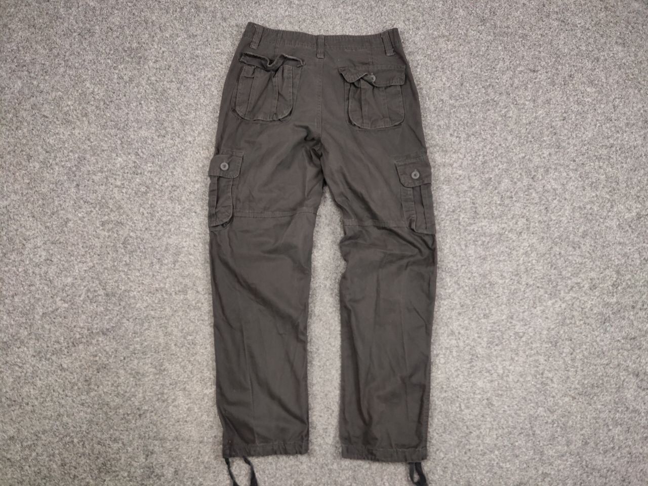 Japanese Brand Vintage 90's Cargo Pants Travis Scott Japan Pocket Gray Size US 32 / EU 48 - 13 Thumbnail