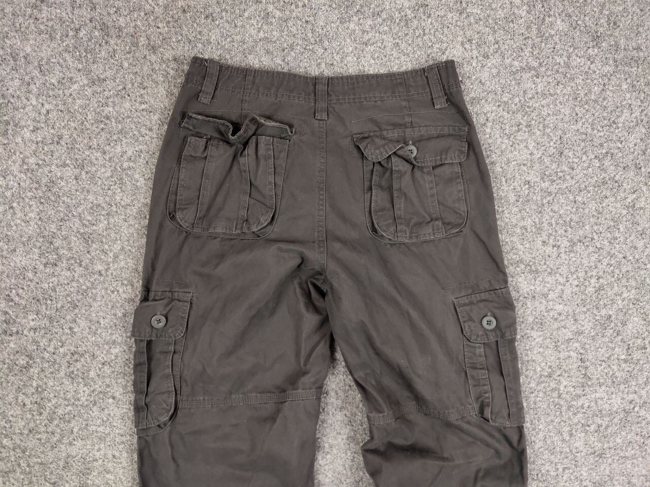 Japanese Brand Vintage 90's Cargo Pants Travis Scott Japan Pocket Gray Size US 32 / EU 48 - 14 Thumbnail