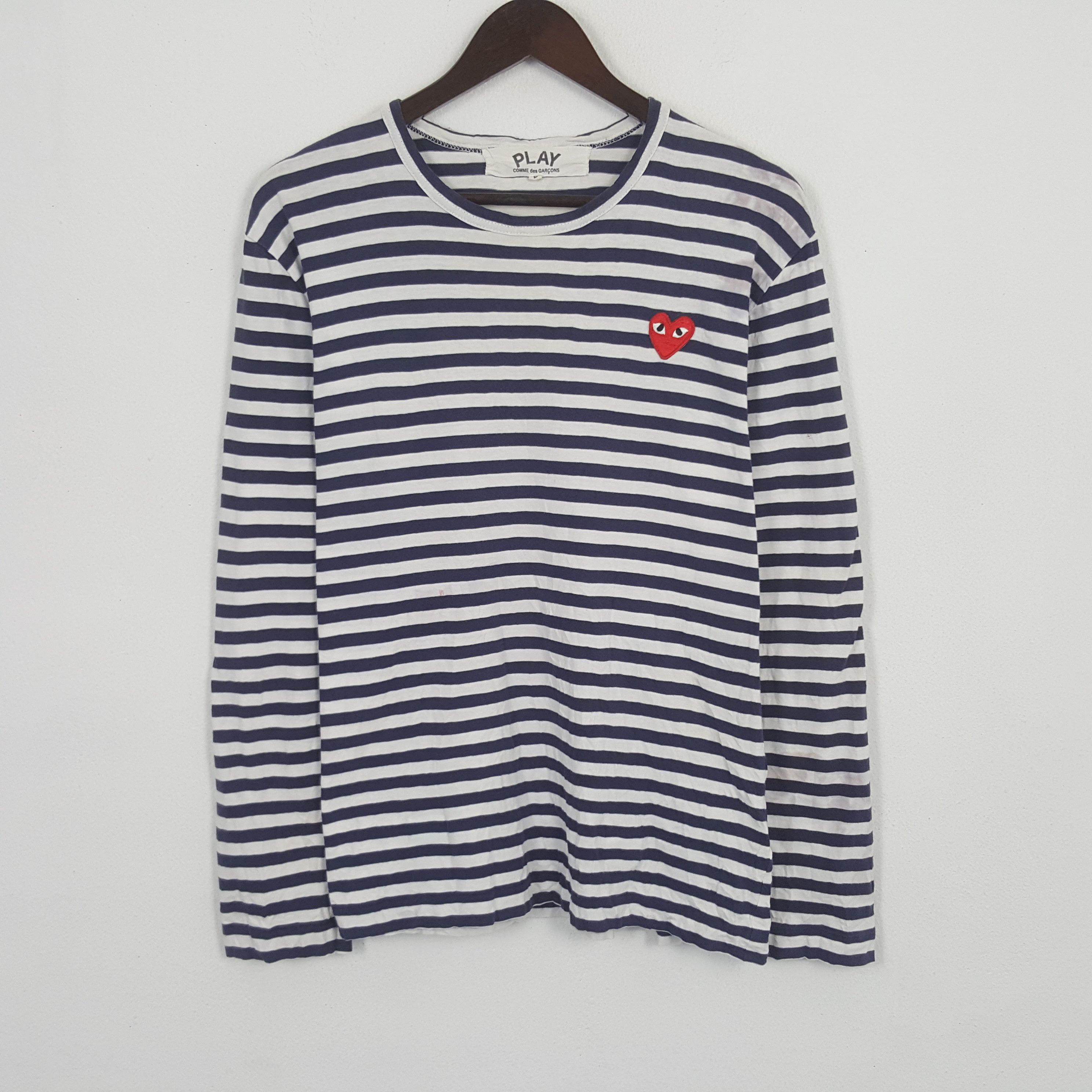 Vintage Comme des Garcons Play Striped Tshirt