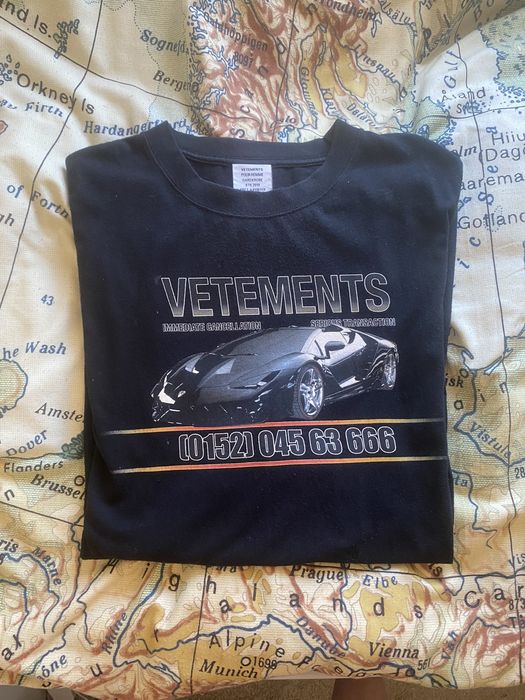 【新品】【レア】VETEMENTS Lamborghini Tシャツ S