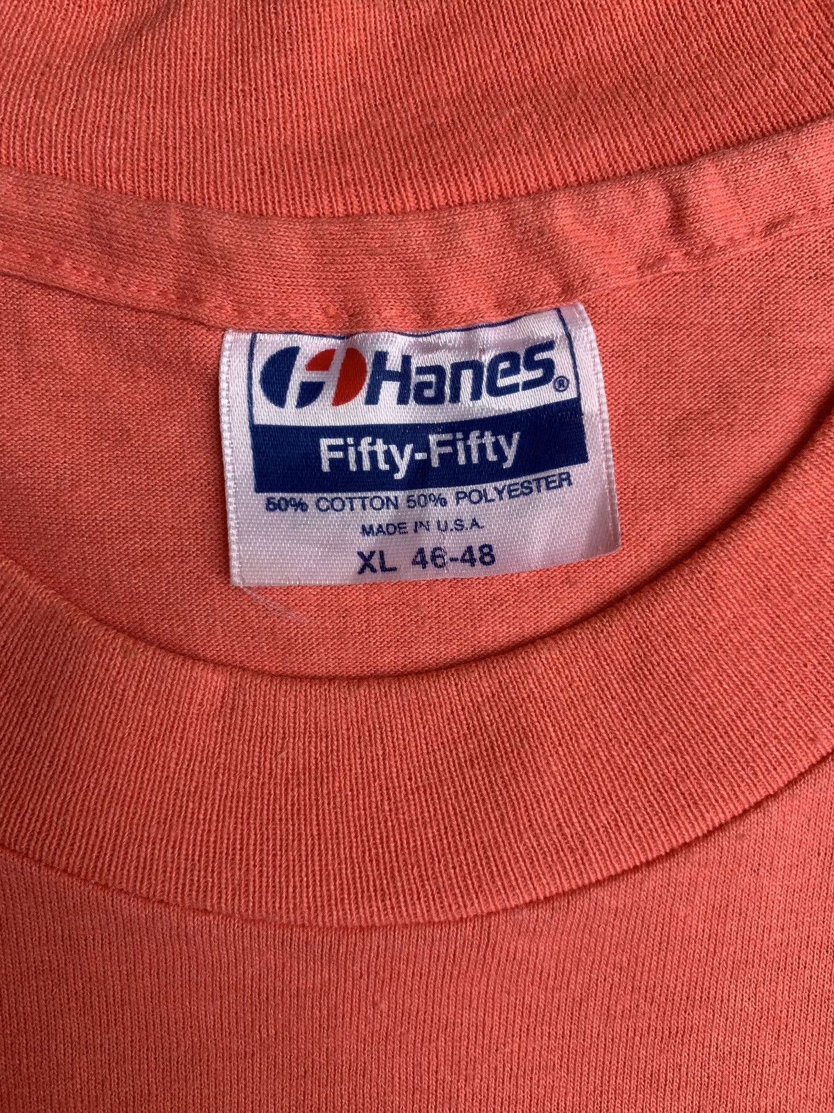 Hanes Vintage 90’s Hanes fifty fifty tee Made in USA Size US XL / EU 56 / 4 - 2 Thumbnail