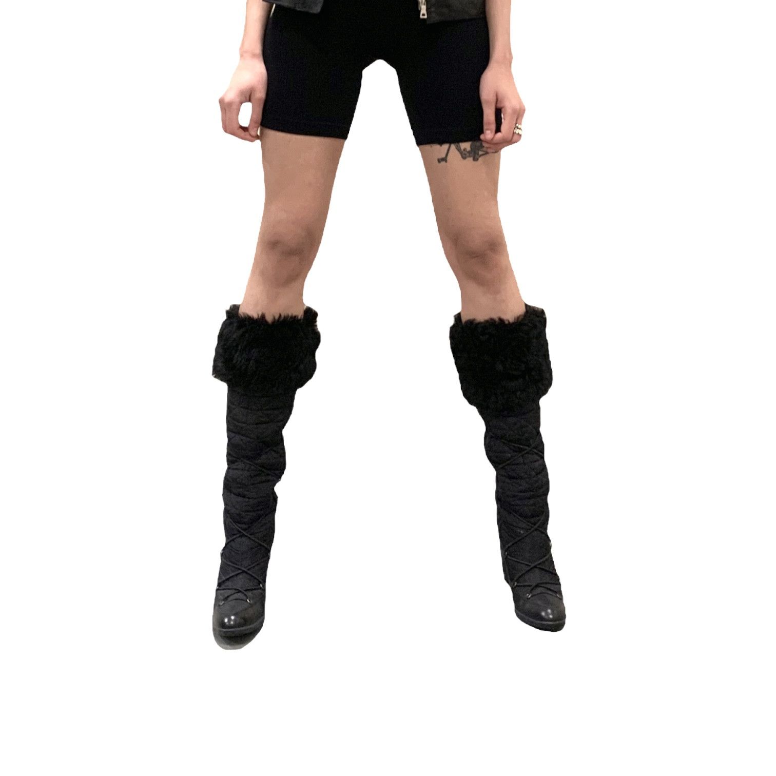 Prada 2000s Prada Russian Bimbo Fur Boots Size US 8.5 / IT 38.5 - 1 Thumbnail