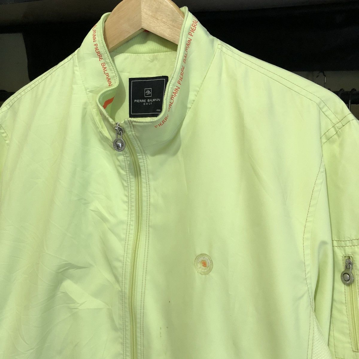 Pierre Balmain Vintage pierre balmain golf light jacket spell out Size US L / EU 52-54 / 3 - 3 Thumbnail