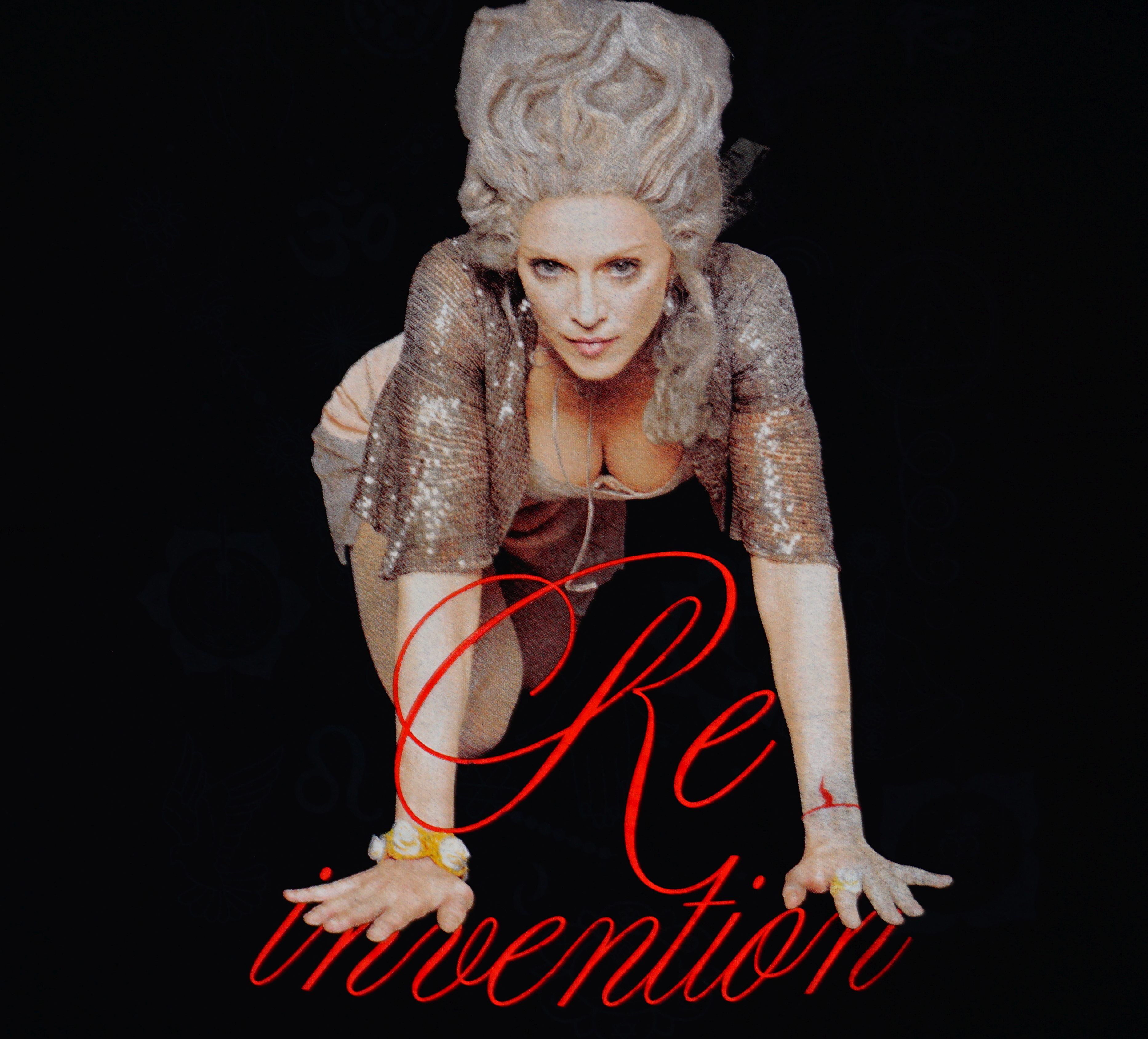 Vintage Madonna 2004 Re- Invention World Tour tshirt Size US L / EU 52-54 / 3 - 4 Thumbnail