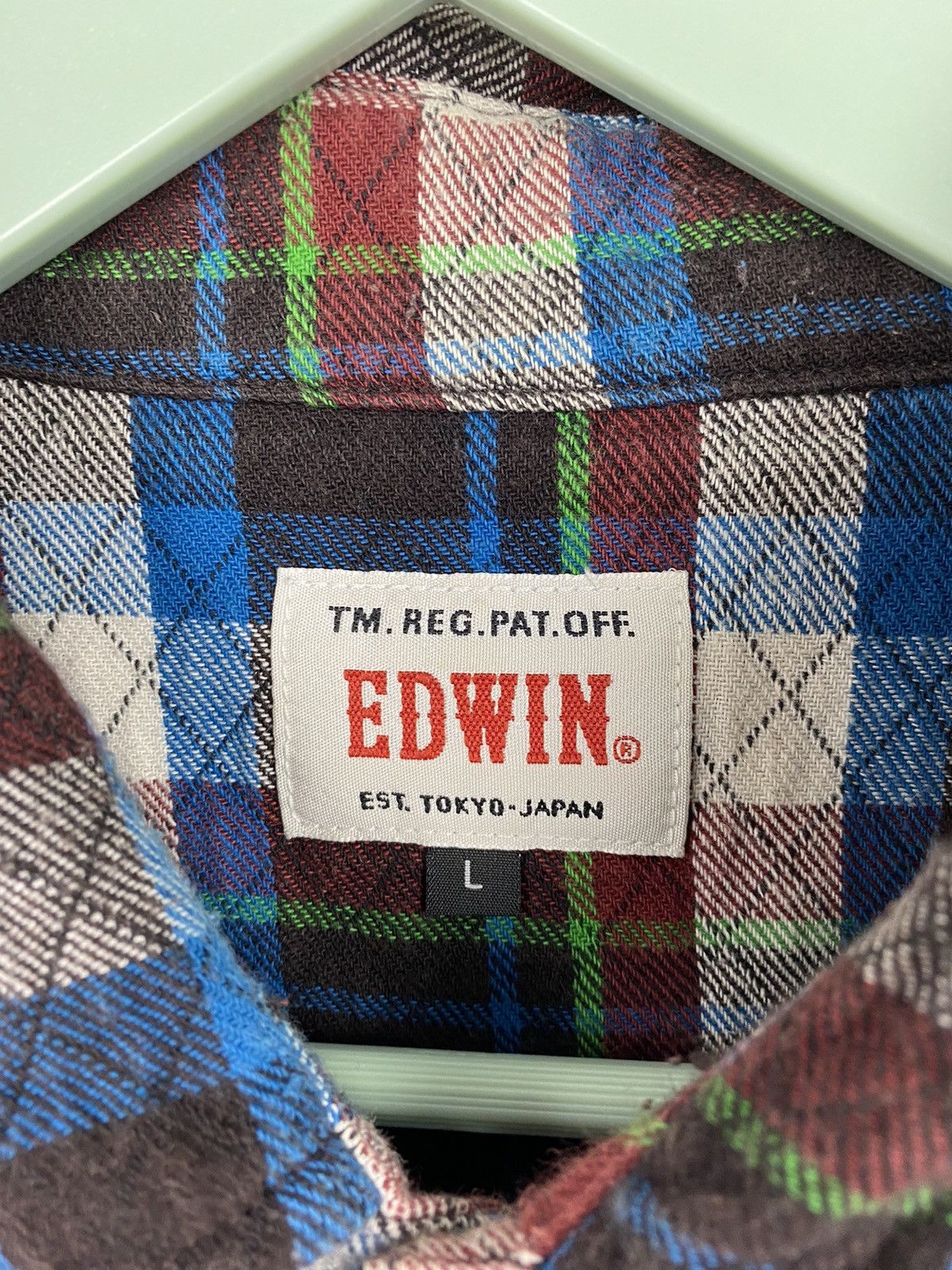 Edwin Vintage Edwin Flannel Shirt Pendleton Evisu Size US L / EU 52-54 / 3 - 6 Thumbnail