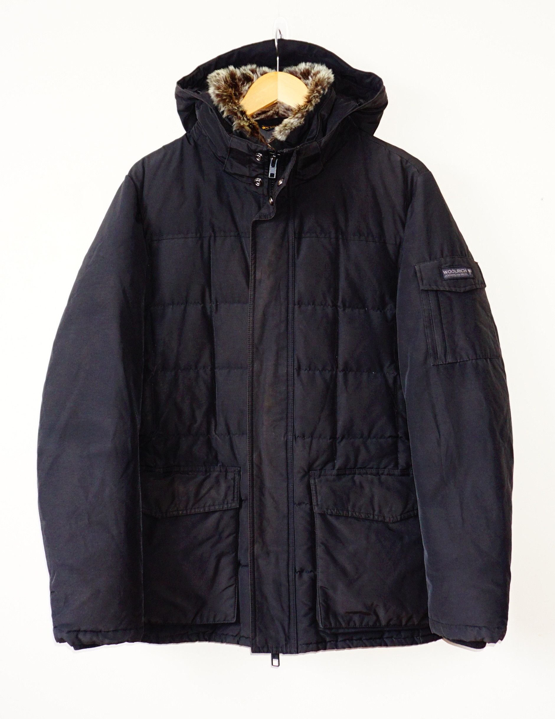 Woolrich Blizzard Jacket Herren S M schwarz Winter Parker Jacke outlets