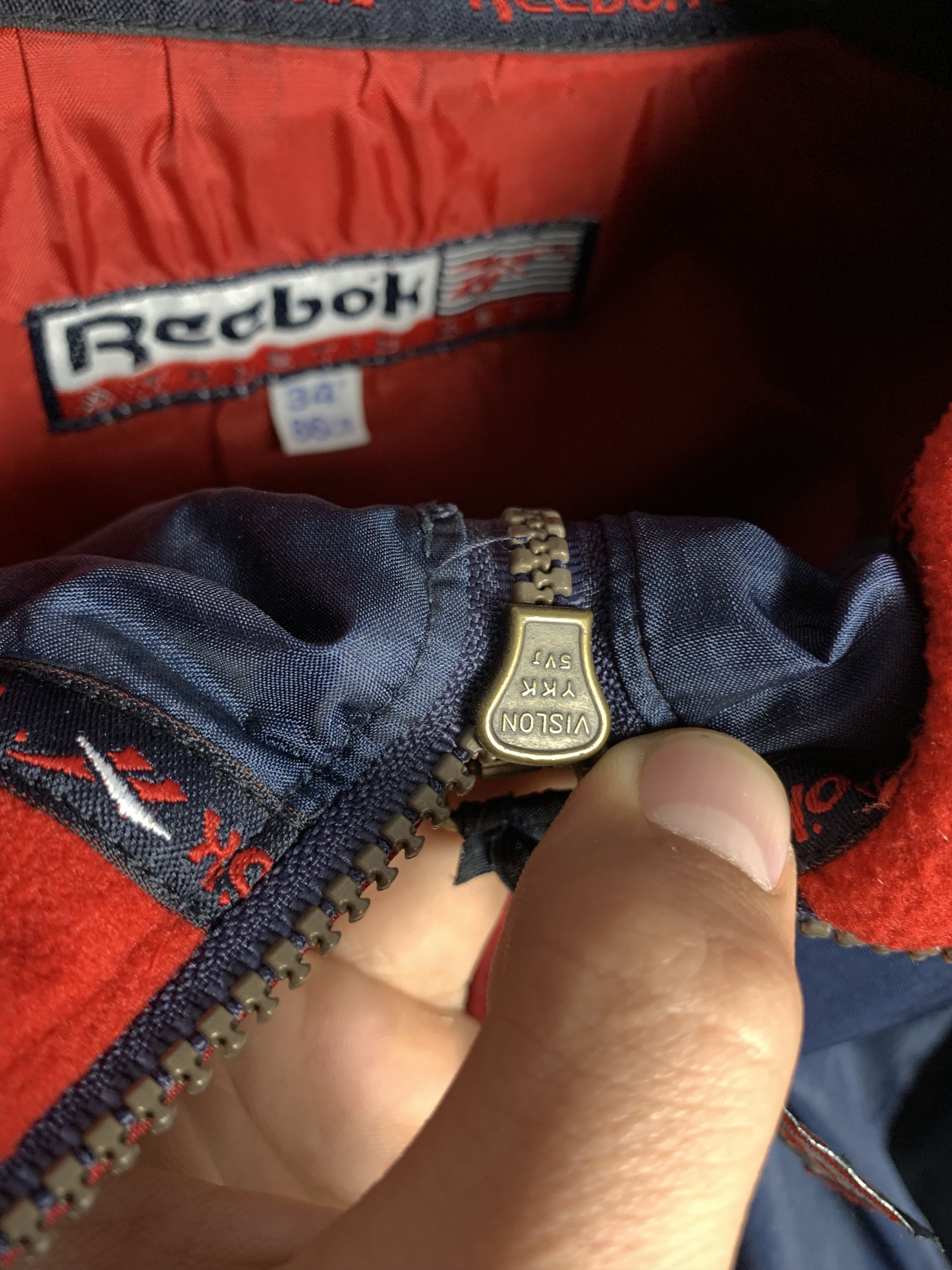 Reebok Reebok Vintage Big Logo Anorak Jacket Size US S / EU 44-46 / 1 - 5 Thumbnail