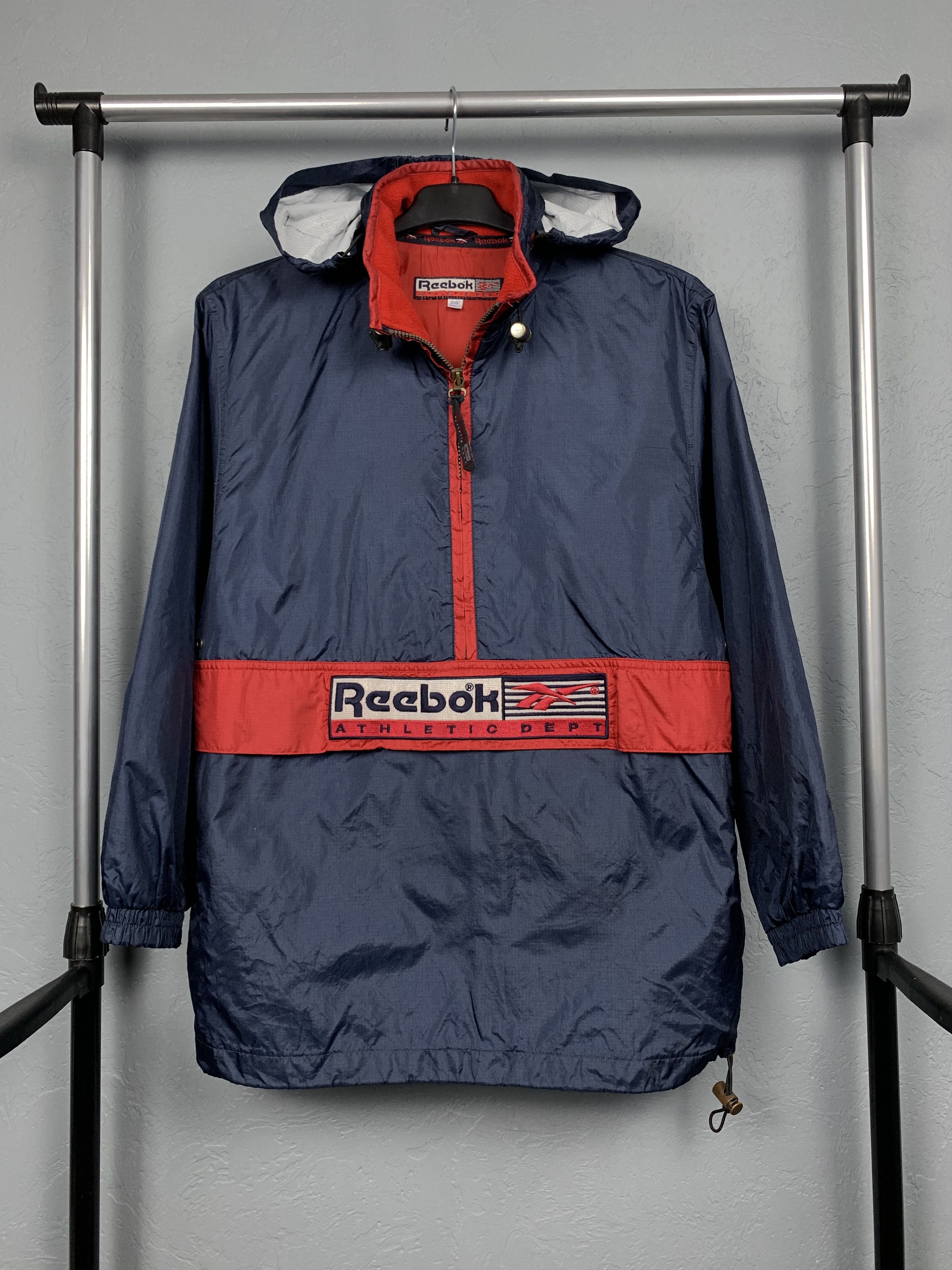 Reebok Reebok Vintage Big Logo Anorak Jacket Size US S / EU 44-46 / 1 - 1 Thumbnail
