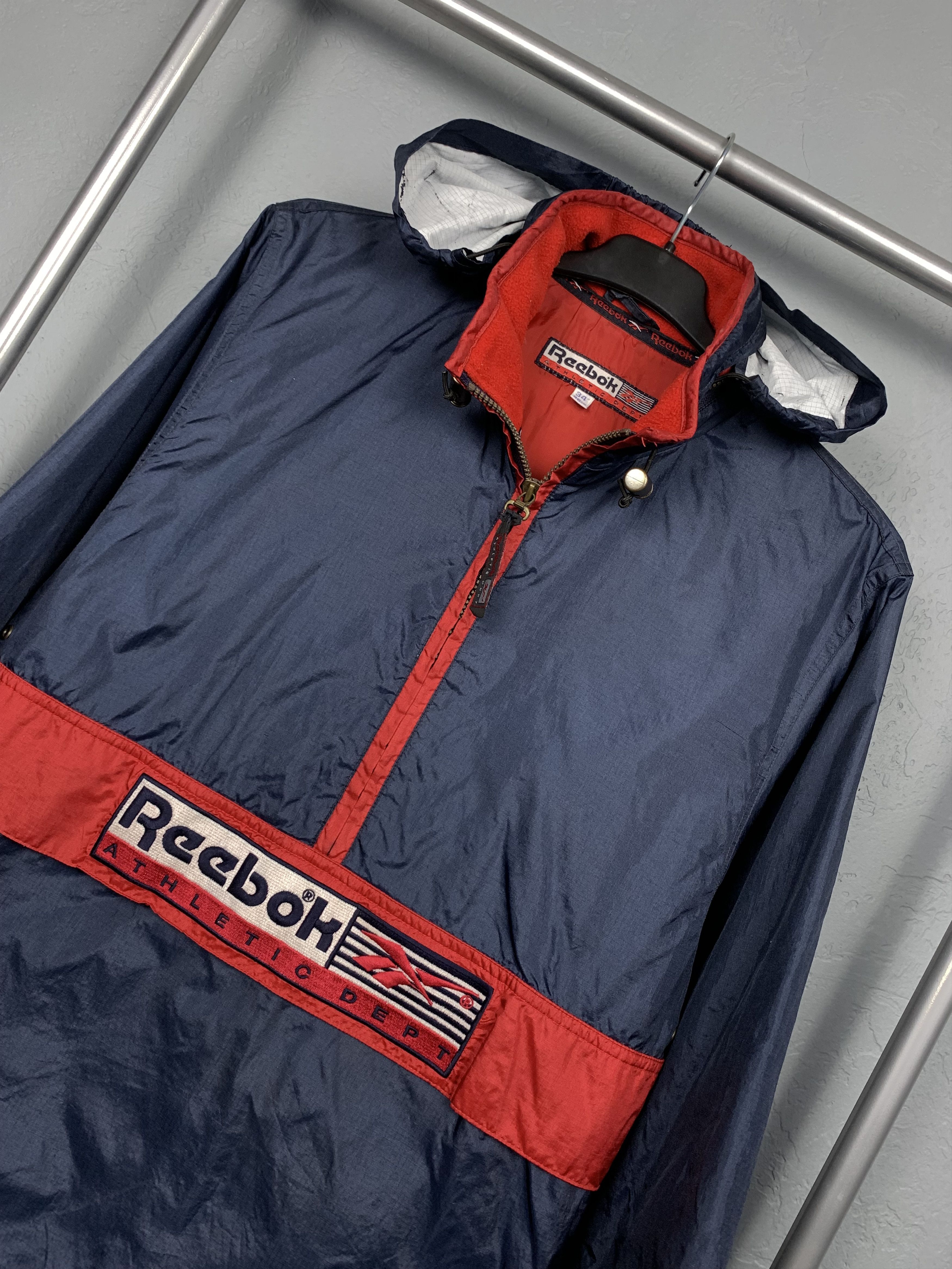 Reebok Reebok Vintage Big Logo Anorak Jacket Size US S / EU 44-46 / 1 - 2 Thumbnail