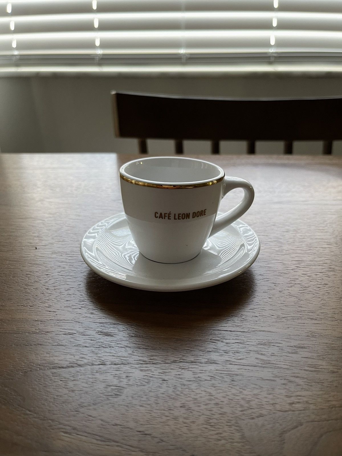 Aime Leon Dore “Café Leon Dore” Espresso Cup: White Porcelain NEW