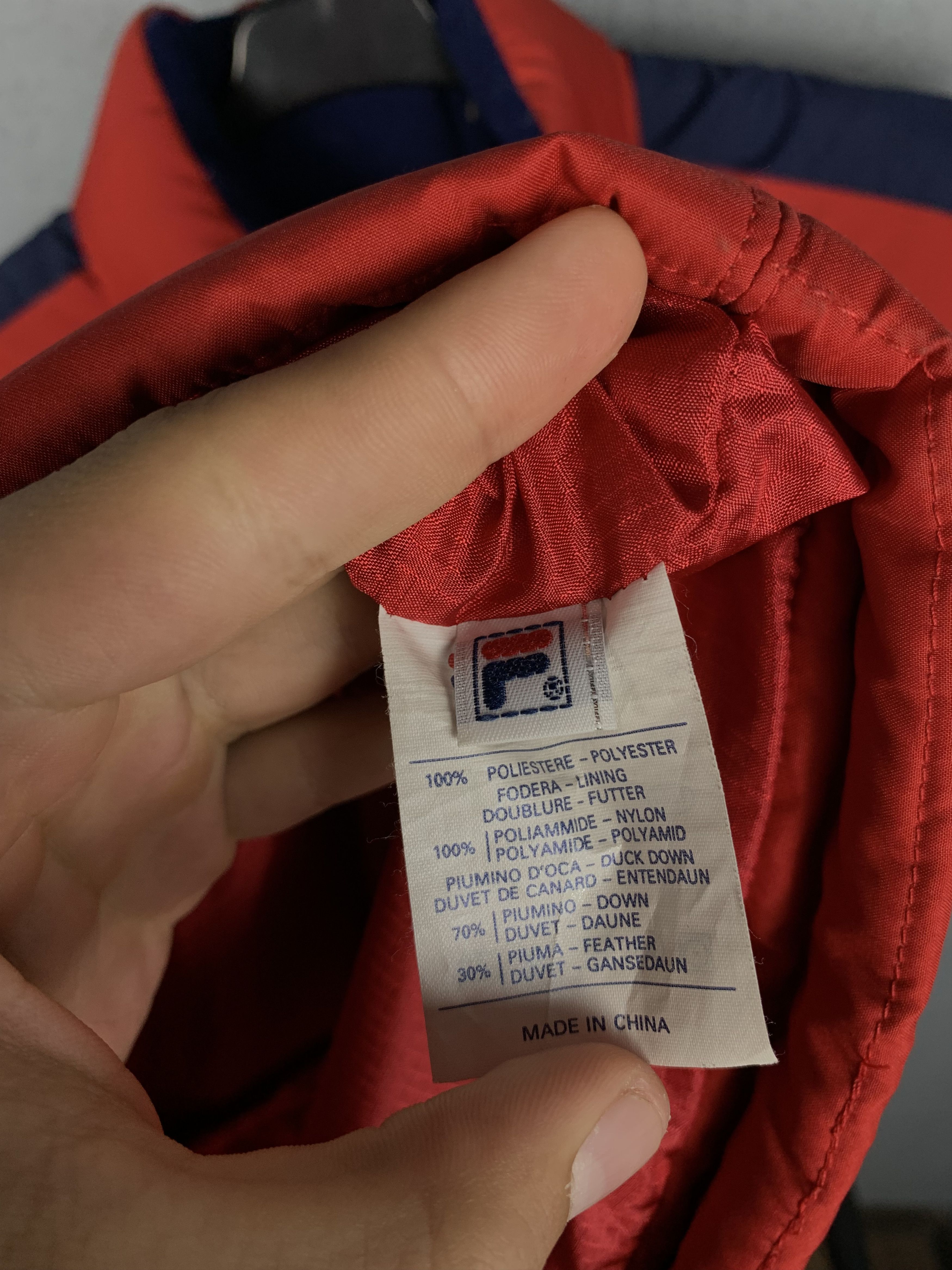 Fila Vintage Fila Mens Puffer Goose Down Vest Size US XL / EU 56 / 4 - 4 Thumbnail