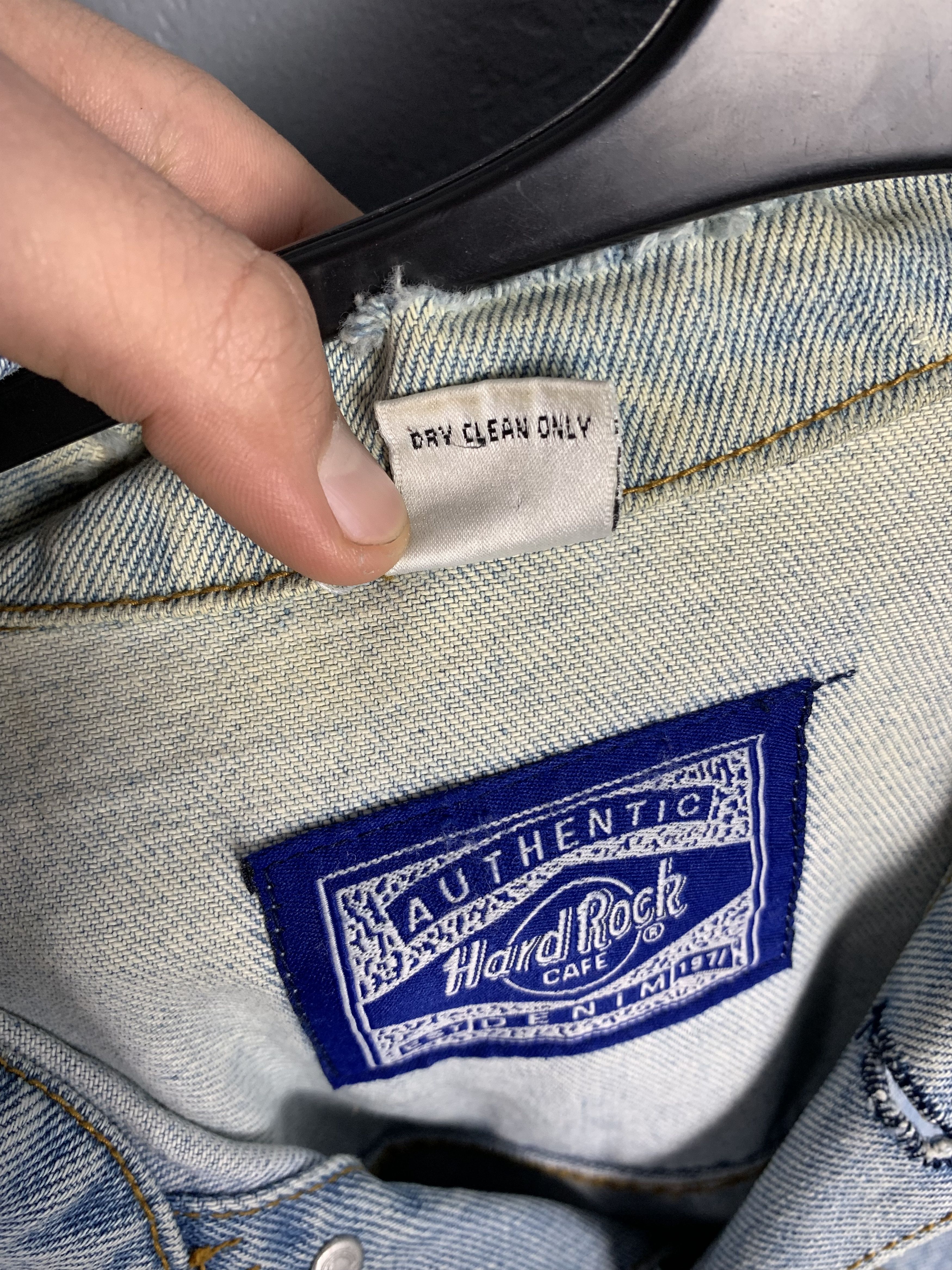 Hard Rock Cafe Hard Rock Cafe Orlando Vintage Denim Jacket Size US XL / EU 56 / 4 - 9 Thumbnail
