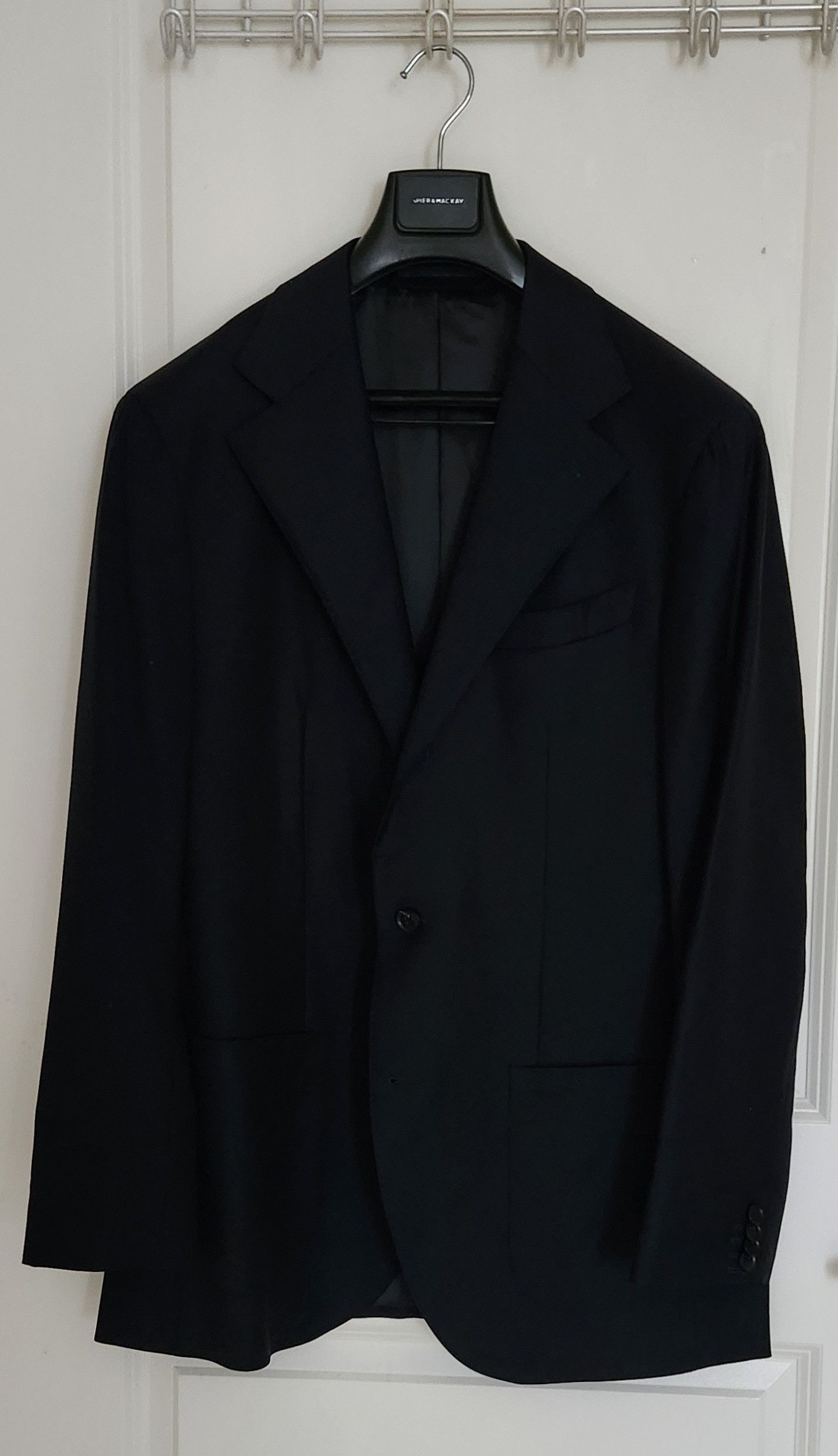 Spier And Mackay Contemporary Neapolitan cut navy wool sportcoat | Grailed