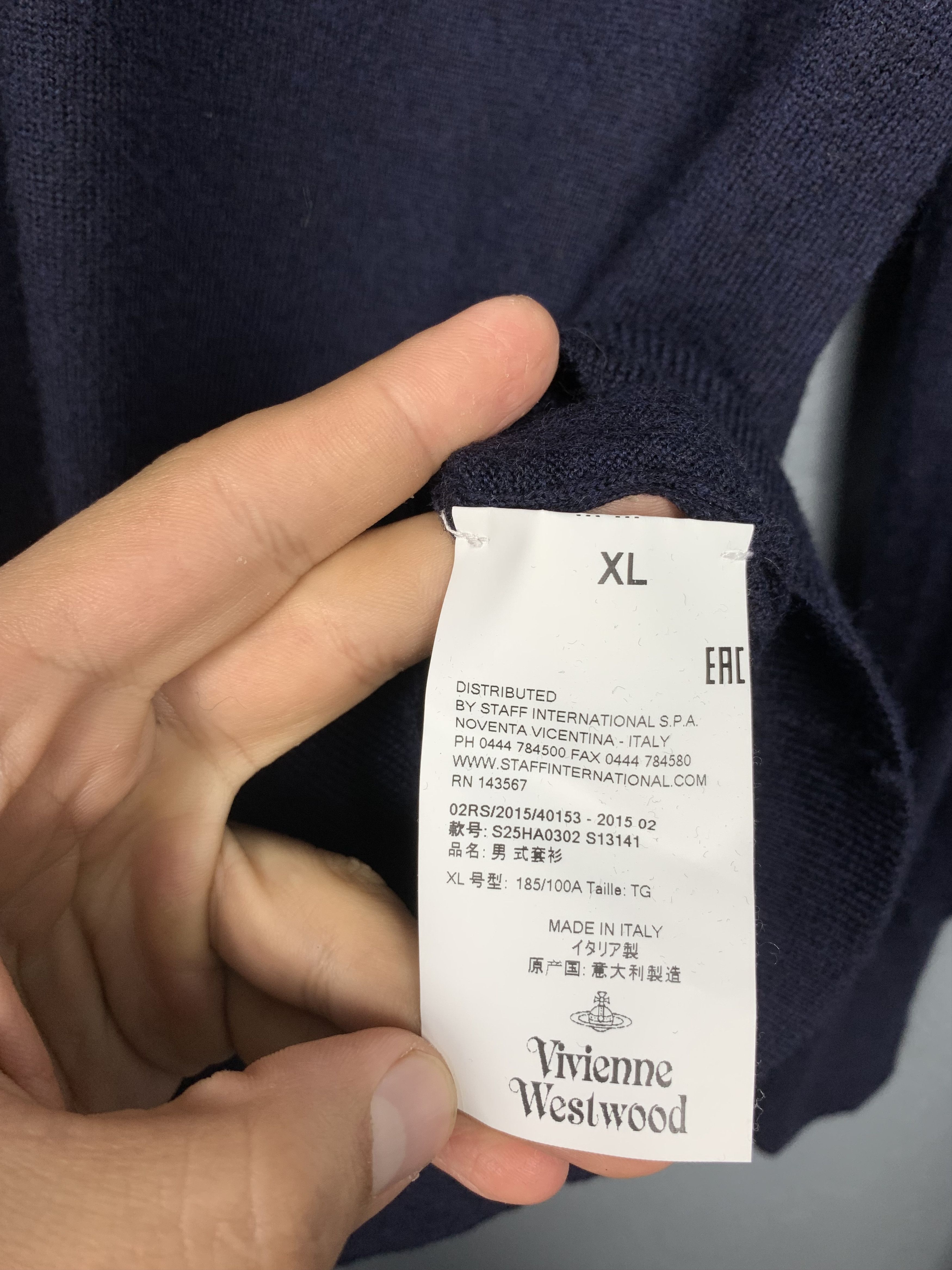 Vivienne Westwood Vivienne Westwood Mens Sweater Size US XL / EU 56 / 4 - 5 Thumbnail