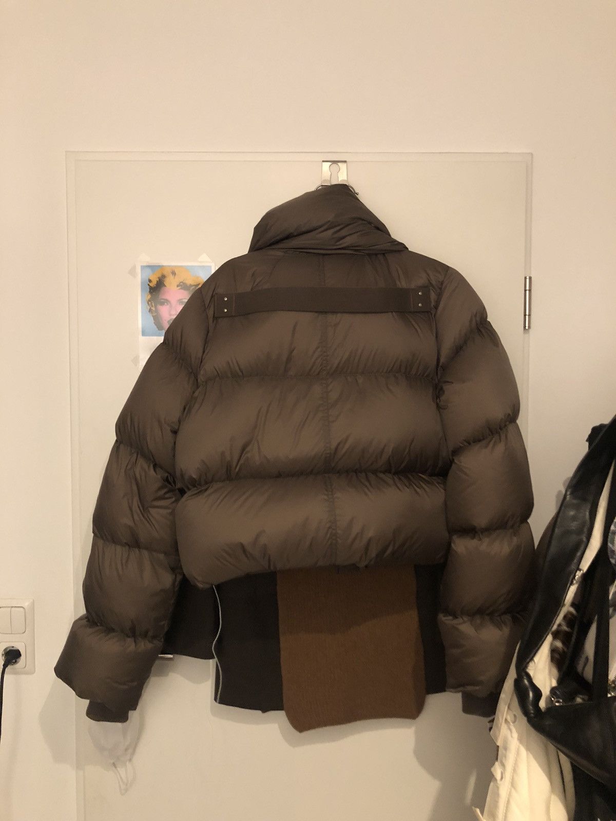 Rick Owens funnel neck puffer FW22 Strobe
