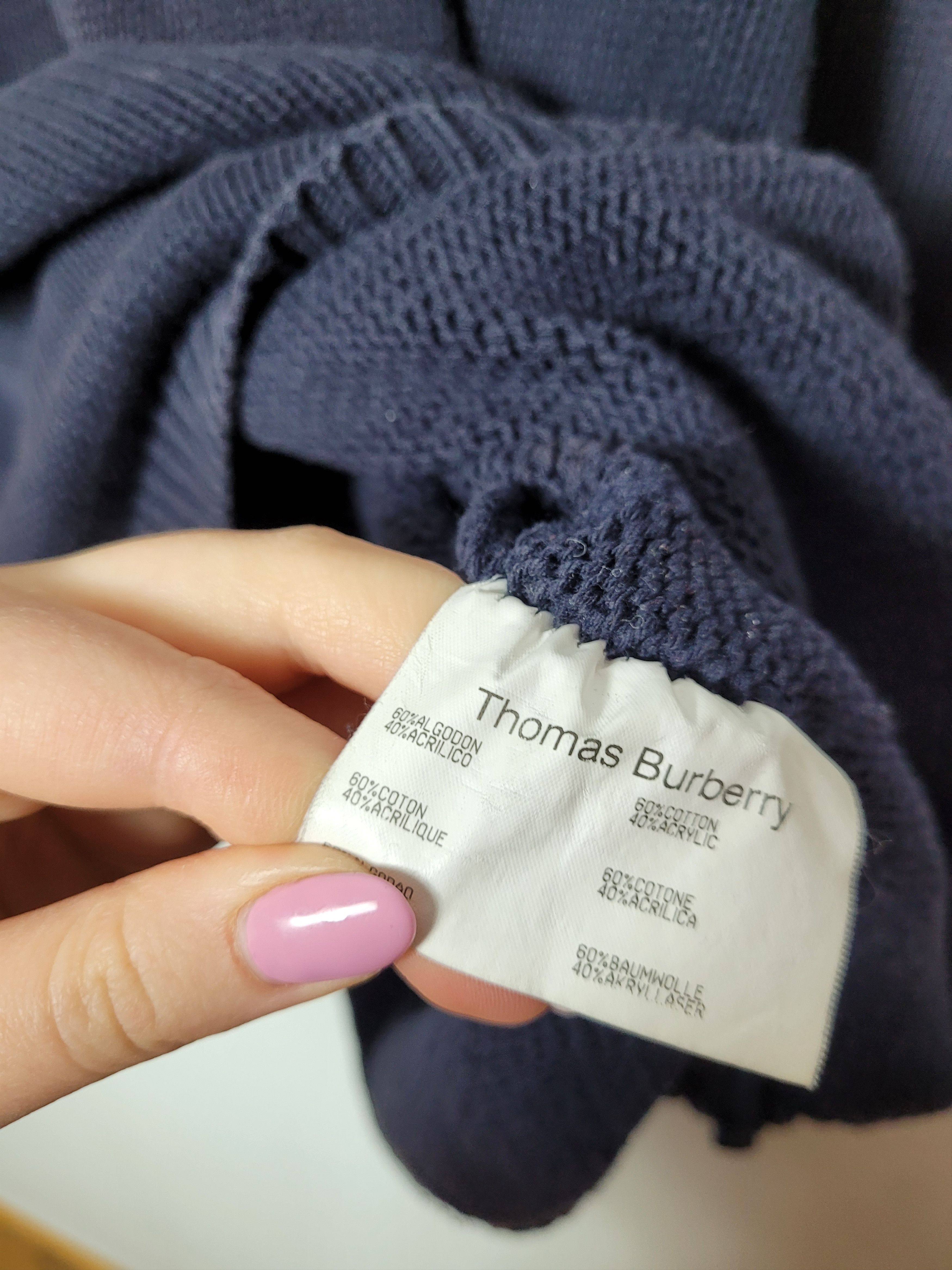 Burberry Thomas Burberry TB logo cotton sweater Size US M / EU 48-50 / 2 - 5 Thumbnail