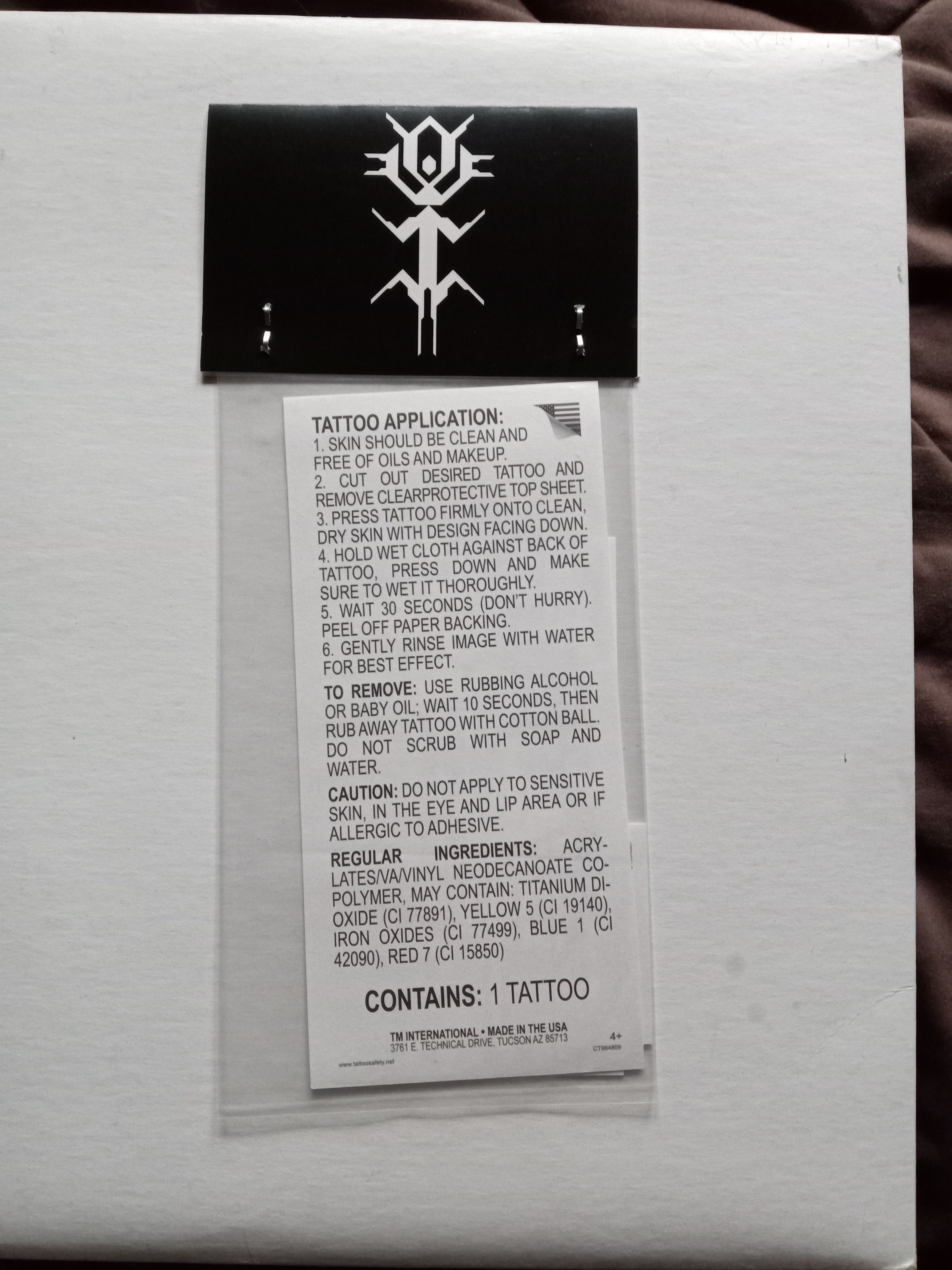 GOTHBOICLIQUE Ghostemane Temporary Face Tattoos Pack Size ONE SIZE - 2 Thumbnail