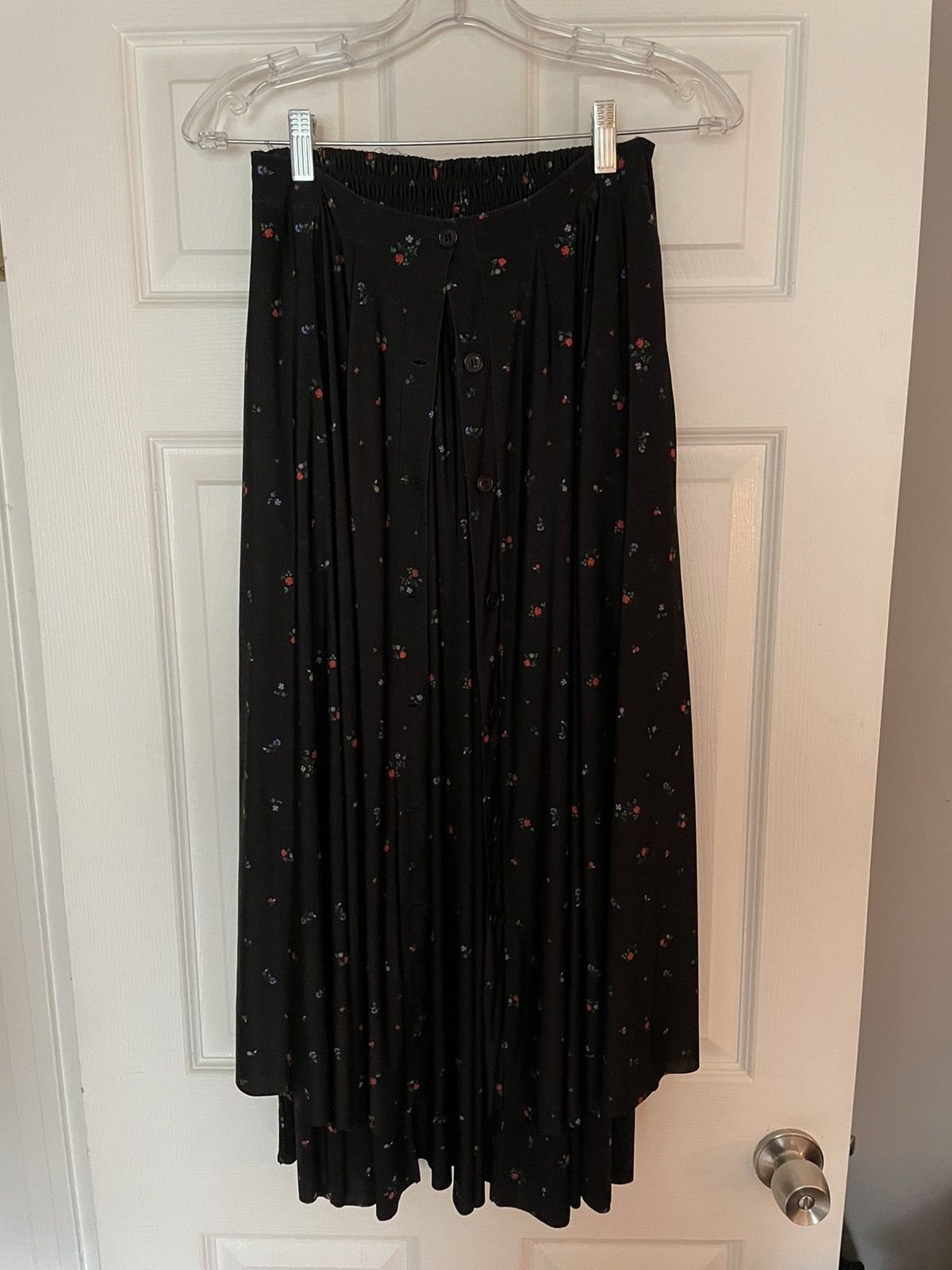 Vetements spandex layered skirt