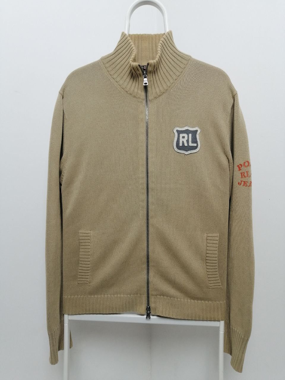 Polo Ralph Lauren × Ralph Lauren × Vintage Ralph Lauren Knitted Zip Sweater Size US M / EU 48-50 / 2 - 1 Thumbnail