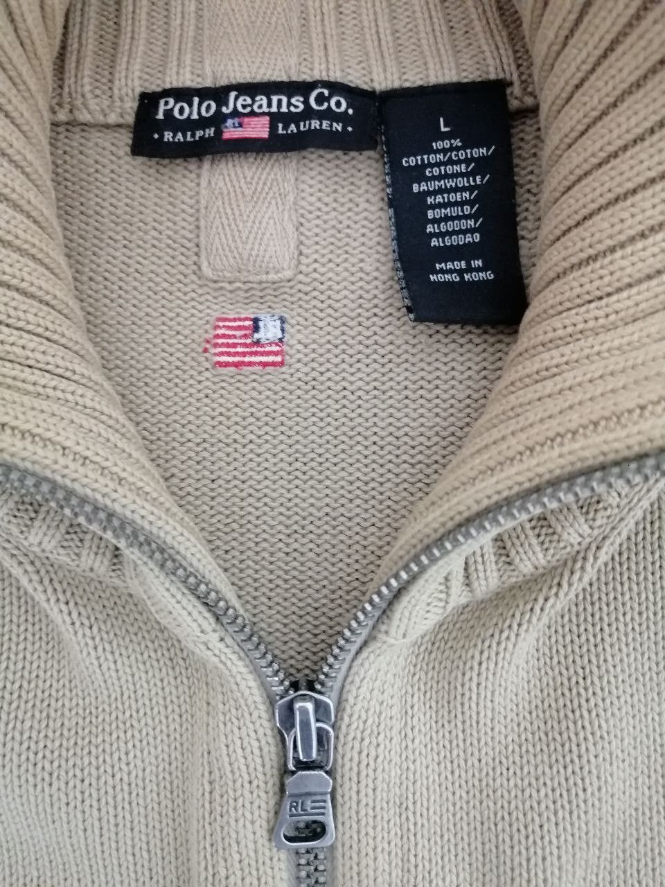 Polo Ralph Lauren × Ralph Lauren × Vintage Ralph Lauren Knitted Zip Sweater Size US M / EU 48-50 / 2 - 7 Thumbnail
