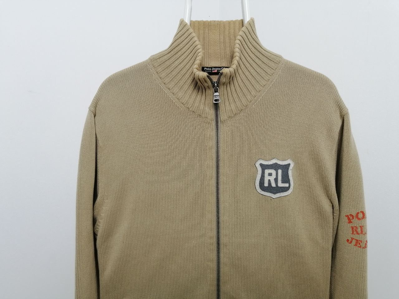 Polo Ralph Lauren × Ralph Lauren × Vintage Ralph Lauren Knitted Zip Sweater Size US M / EU 48-50 / 2 - 2 Thumbnail