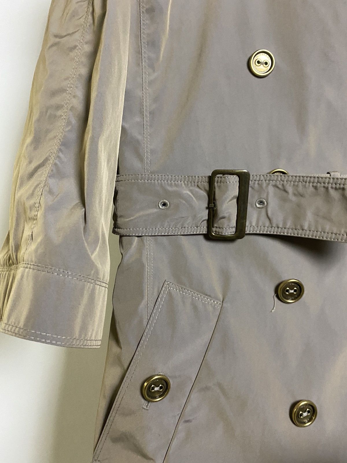 Burberry × Designer × Vintage Burberry coat double-breasted beige Size XL / US 12-14 / IT 48-50 - 5 Thumbnail