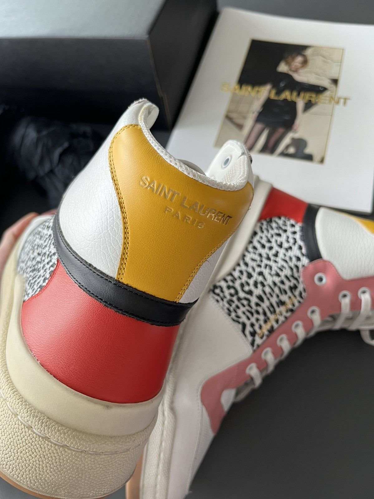 Hedi Slimane × Saint Laurent Paris × Yves Saint Laurent Rare Super Runway Limited Edition Leopard Leather Sneaker Size US 10 / EU 43 - 14 Thumbnail