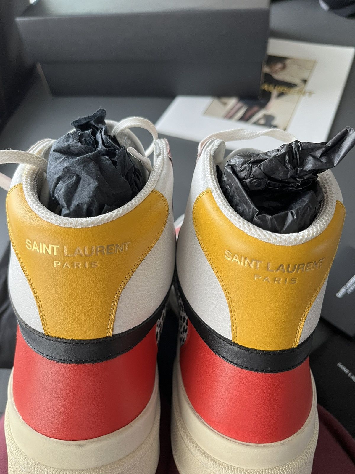 Hedi Slimane × Saint Laurent Paris × Yves Saint Laurent Rare Super Runway Limited Edition Leopard Leather Sneaker Size US 9.5 / EU 42-43 - 10 Thumbnail