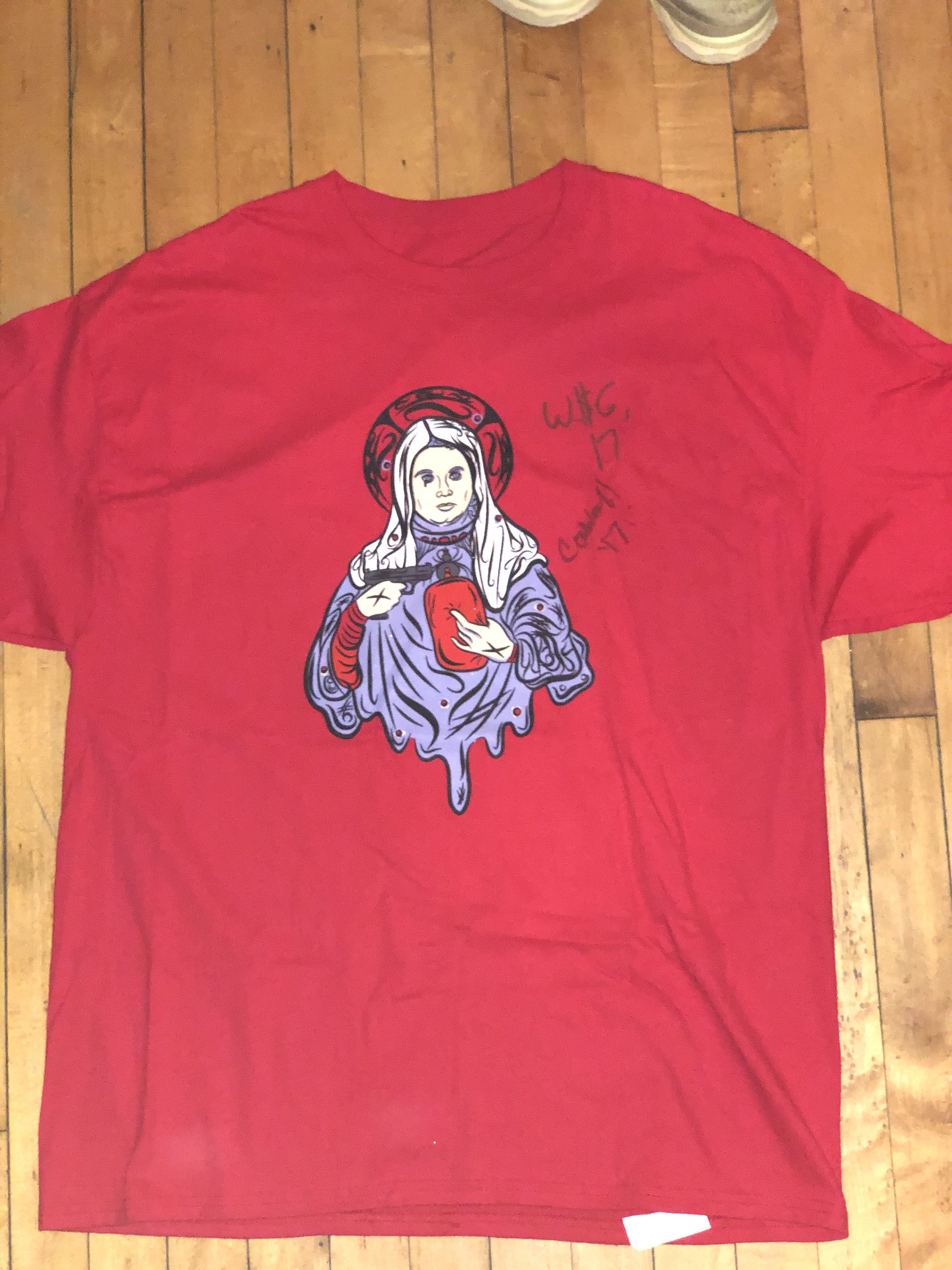 Champion × Rap Tees AUTOGRAPHED "Griselda on Steroids" 2017 Tour T-shirt - XL Size US XL / EU 56 / 4 - 1 Thumbnail