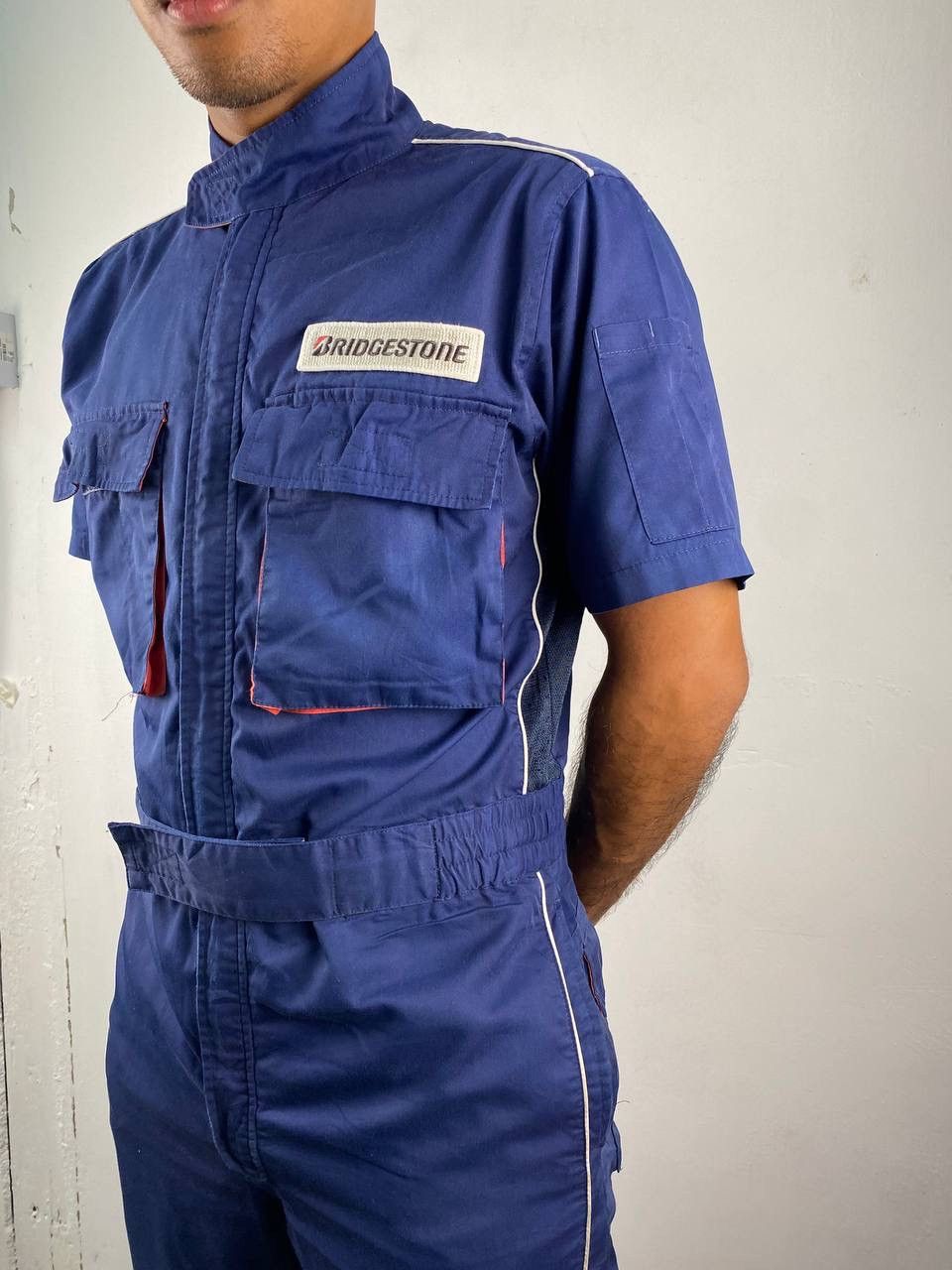 Sports Specialties Vintage Bridgestone coverall racing jumpsuit jdm Size US 36 / EU 52 - 4 Thumbnail