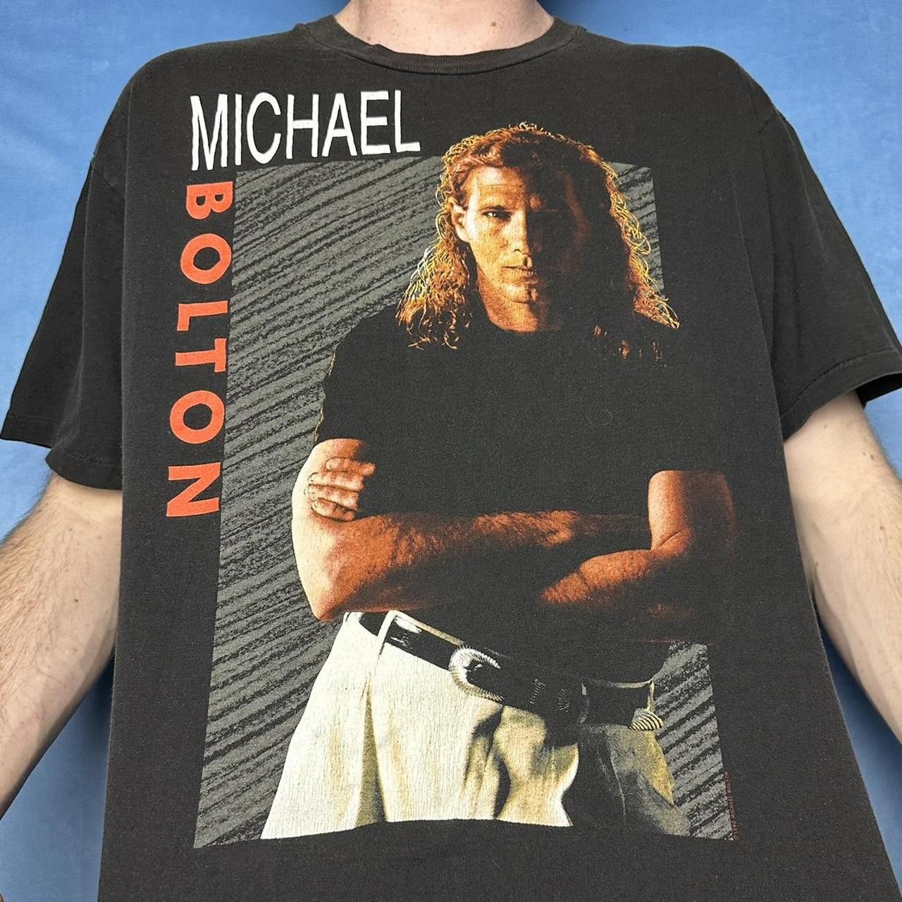Vintage vintage michael bolton t-shirt 90s music Size US L / EU 52-54 / 3 - 1 Preview