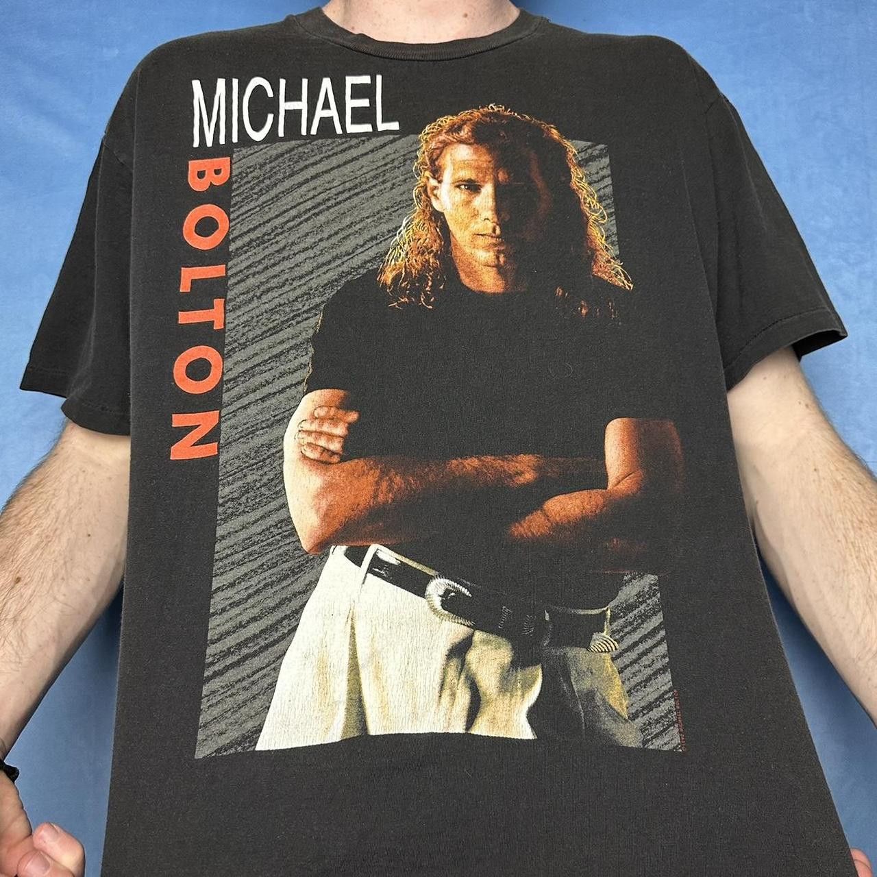 Vintage vintage michael bolton t-shirt 90s music Size US L / EU 52-54 / 3 - 4 Preview
