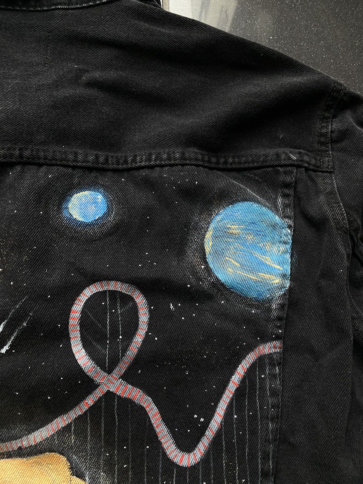 Astroworld custom hand painted jacket retailer