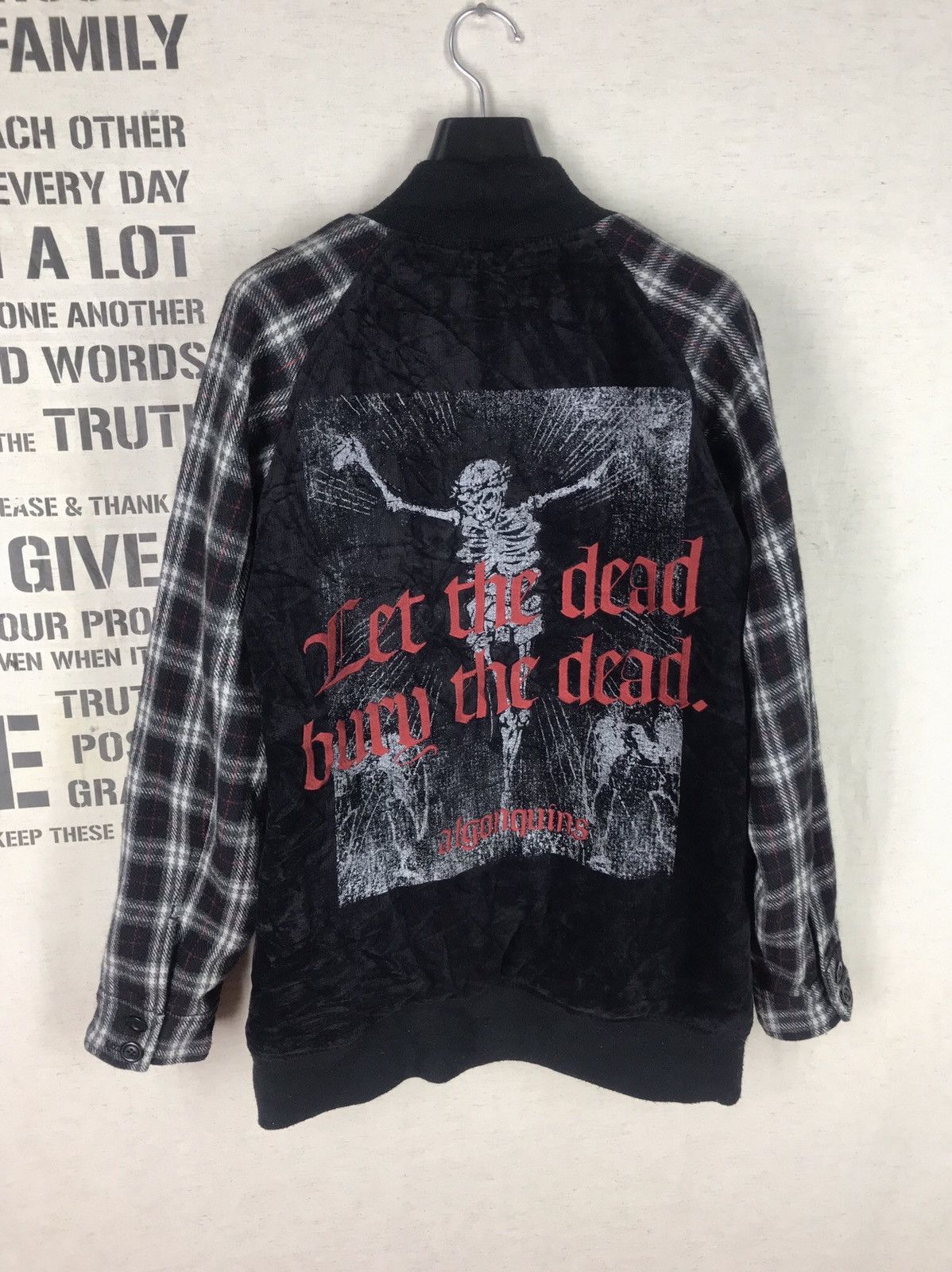 Japanese Brand ALGONQUIN PUNK SEDITIONARIES PATCH CHECKED SLEEVE Size US S / EU 44-46 / 1 - 1 Thumbnail
