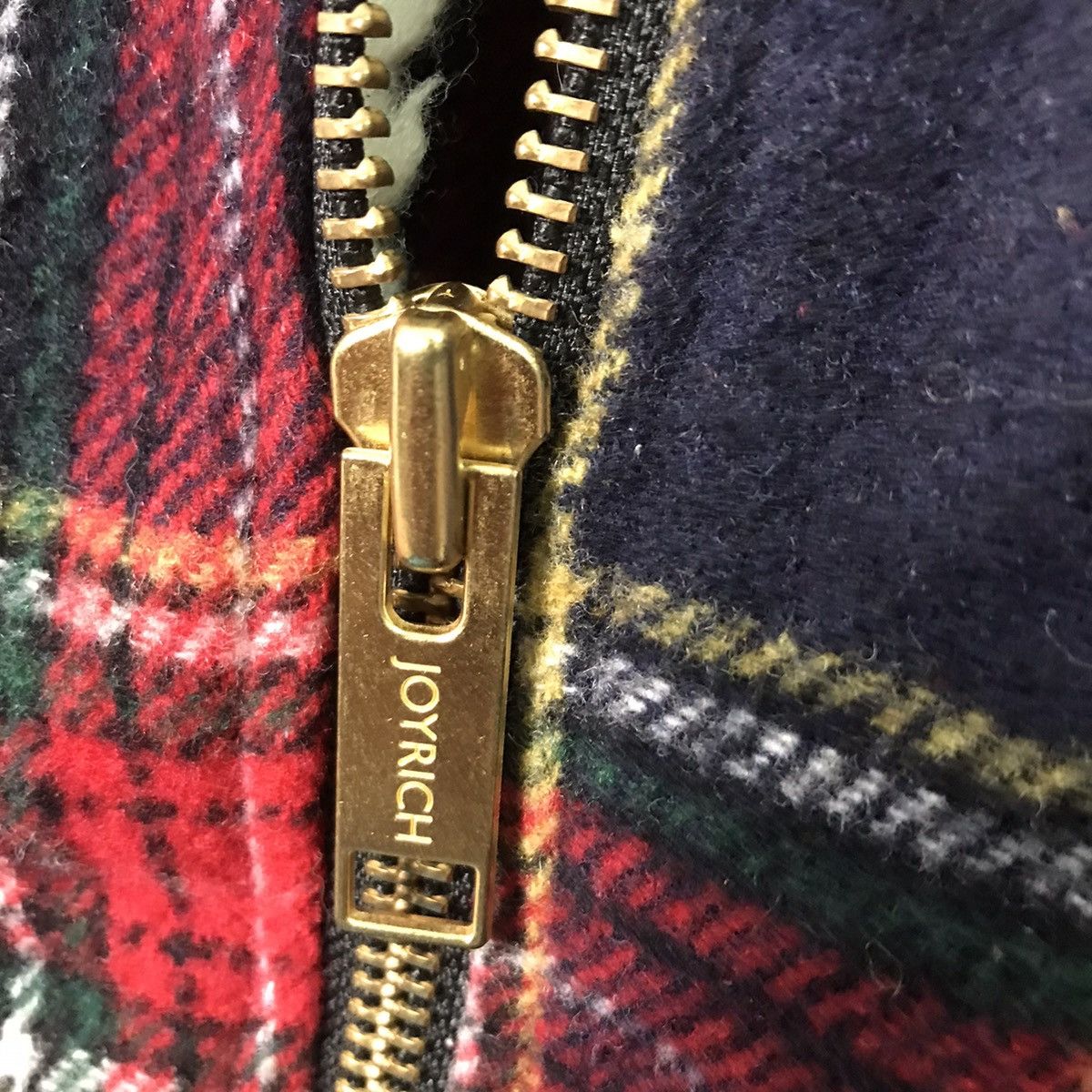 Japanese Brand × Joyrich JOYRICH DOUBLE COLLAR RED FLANNEL PUNK SHERPA JACKET Size US XL / EU 56 / 4 - 7 Thumbnail