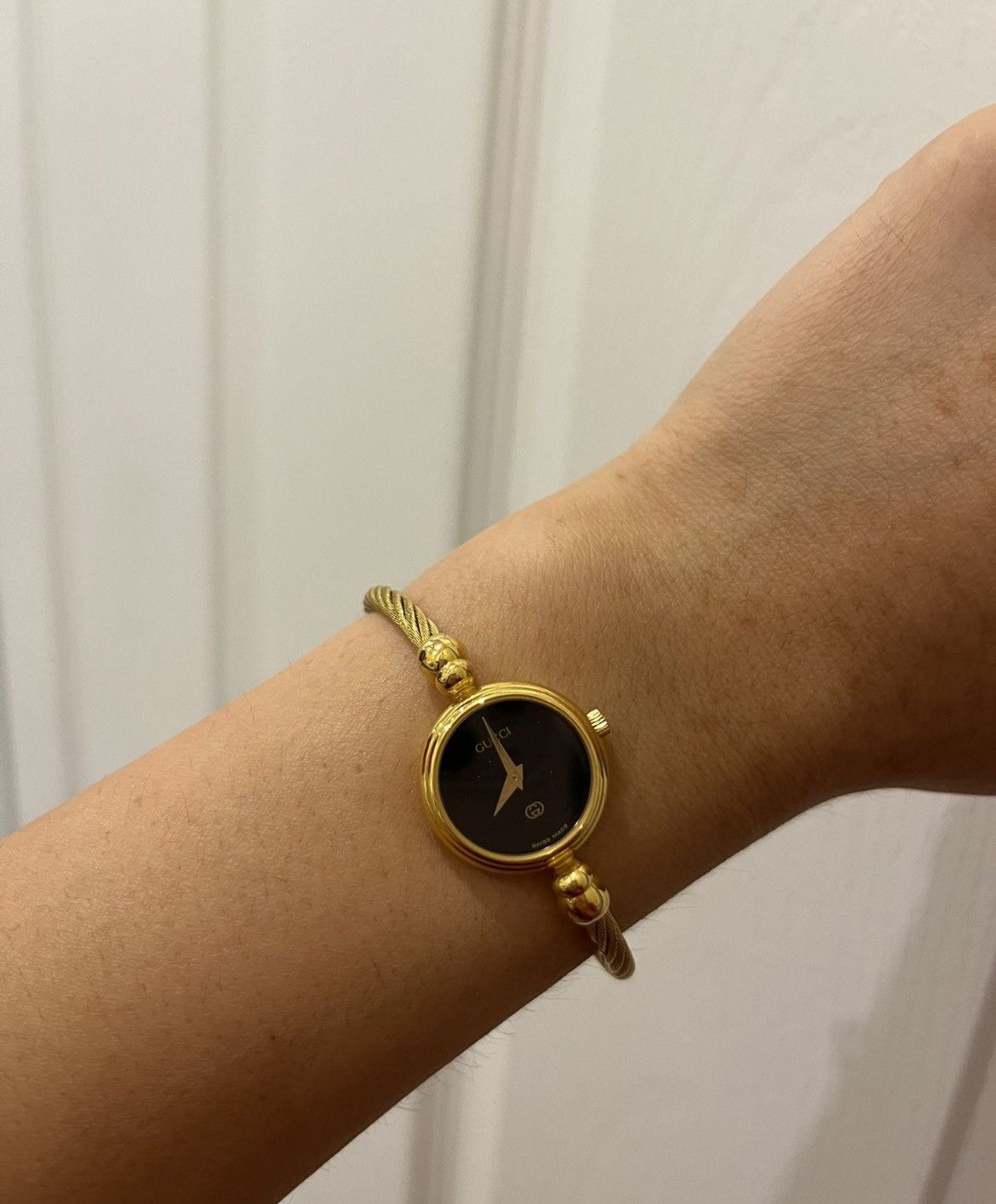Gucci × Vintage Gold vintage gucci watch Size ONE SIZE - 3 Thumbnail