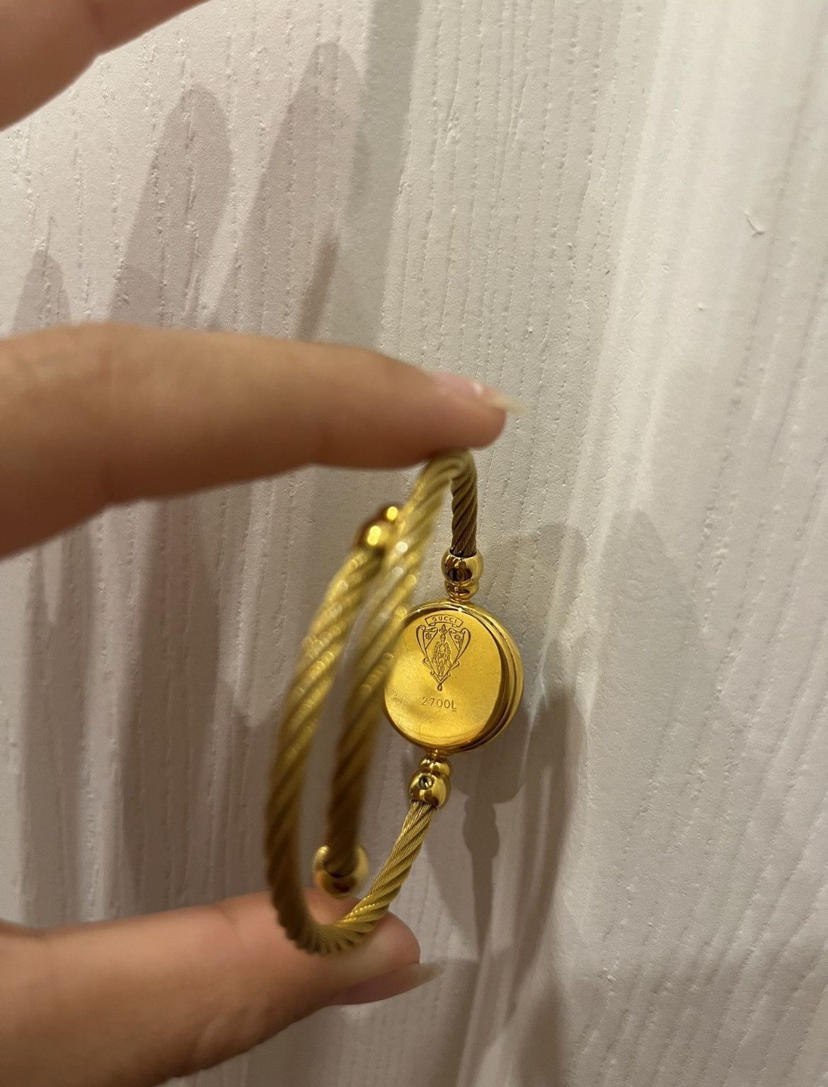 Gucci × Vintage Gold vintage gucci watch Size ONE SIZE - 2 Thumbnail