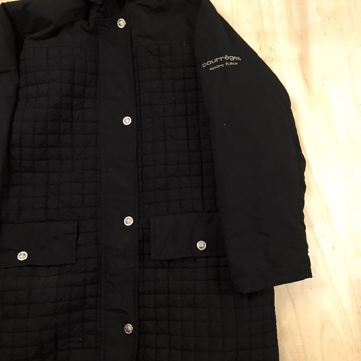 Courreges Vintage Courreges Sport Quilted Long Jacket Size US M / EU 48-50 / 2 - 4 Thumbnail