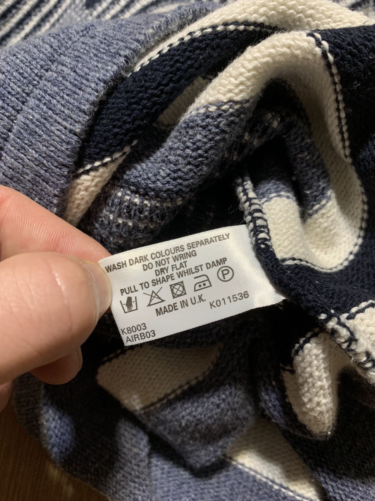 Kickers KicKers Striped Big Logo Vintage Sweater Size US M / EU 48-50 / 2 - 7 Thumbnail