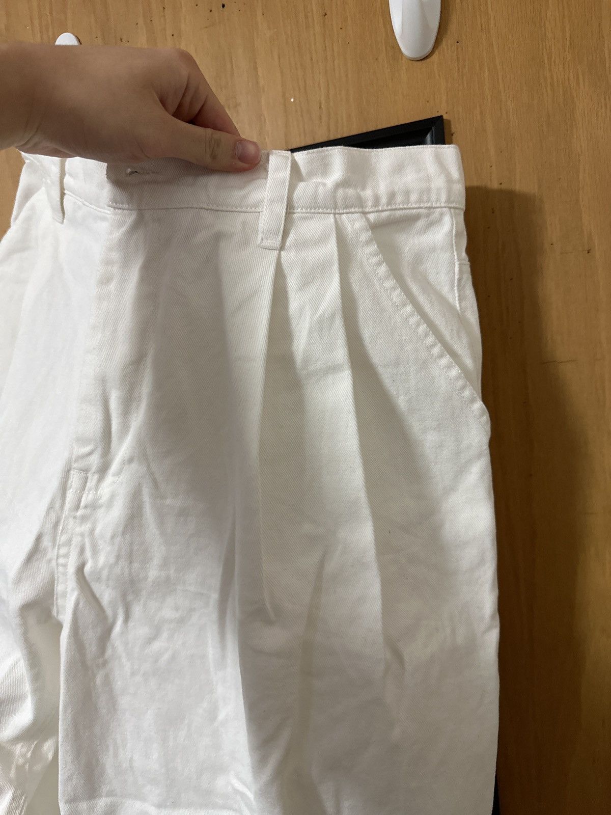 Other Korean Brand White Wide Pants Size US 34 / EU 50 - 3 Thumbnail