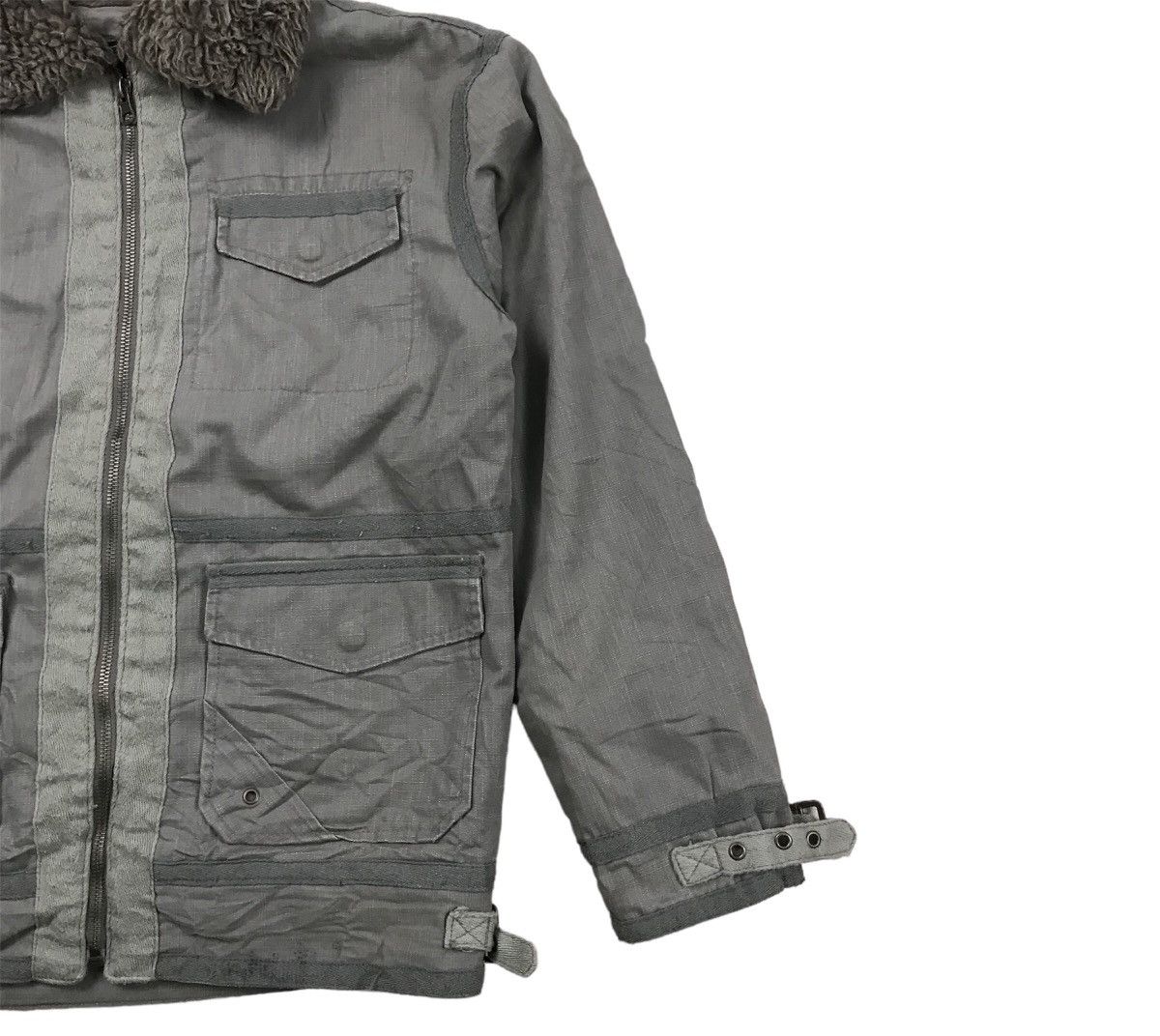 Japanese Brand × Vintage Vintage ‘Rescue Squad’ Military Fur Line B15 Jacket Size US M / EU 48-50 / 2 - 2 Thumbnail