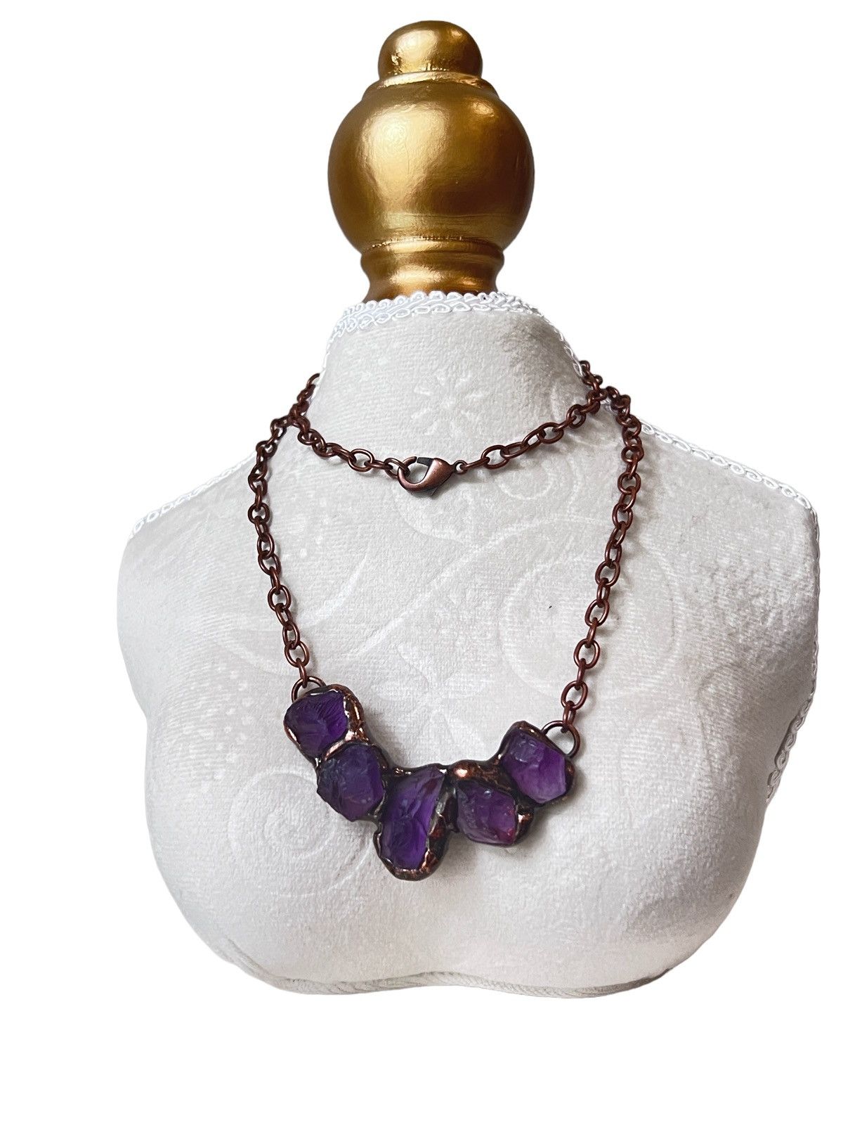 Grailed - Natural handcrafted Smile citrine/ Amethyst Necklace Size ONE SIZE - 6 Thumbnail
