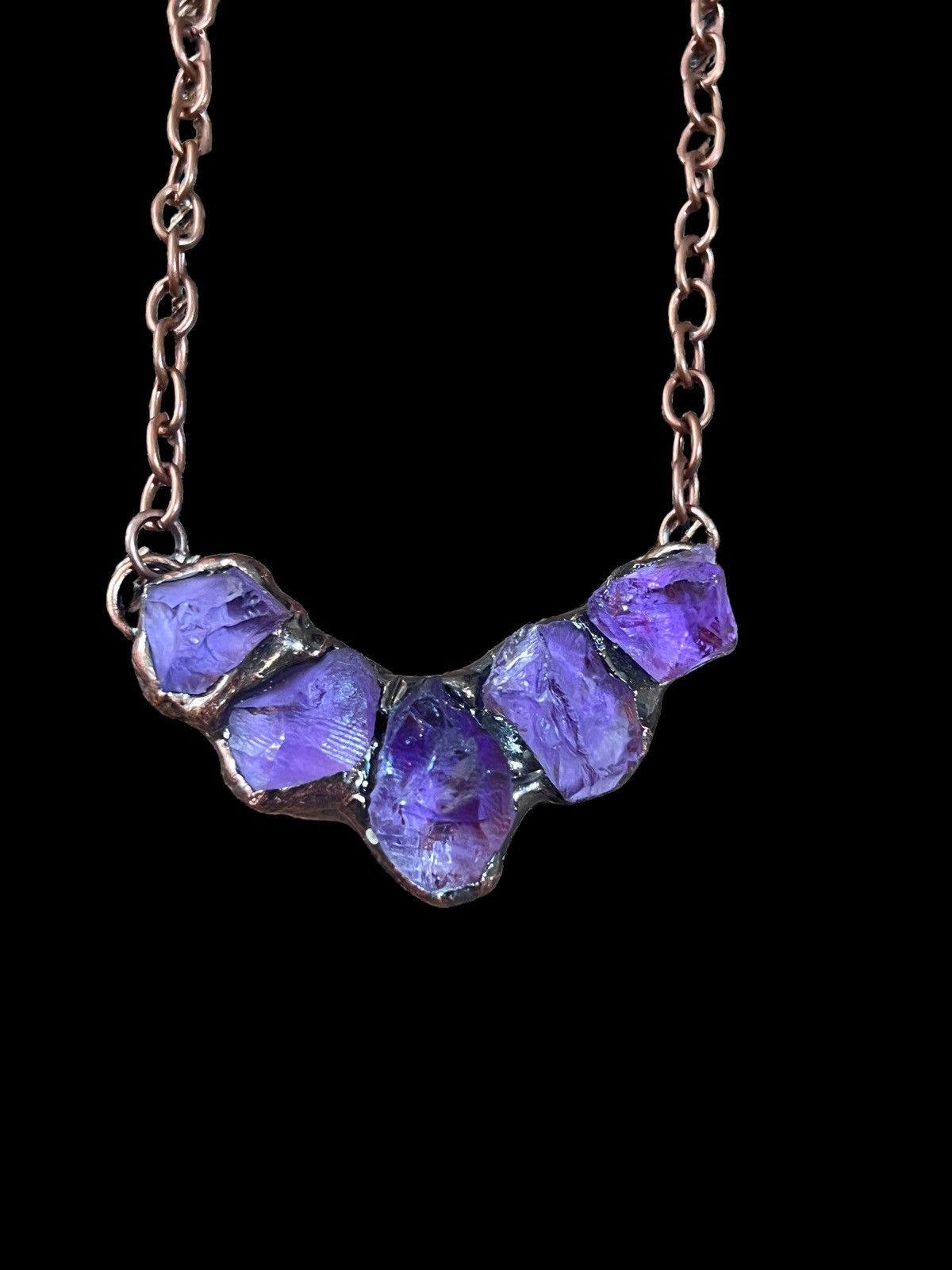 Grailed - Natural handcrafted Smile citrine/ Amethyst Necklace Size ONE SIZE - 2 Thumbnail