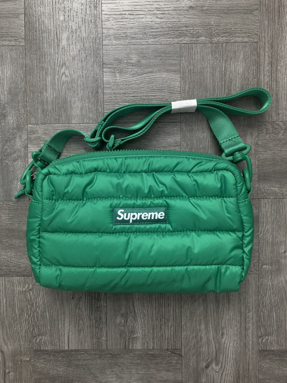 Supreme Puffer Side Bag Green