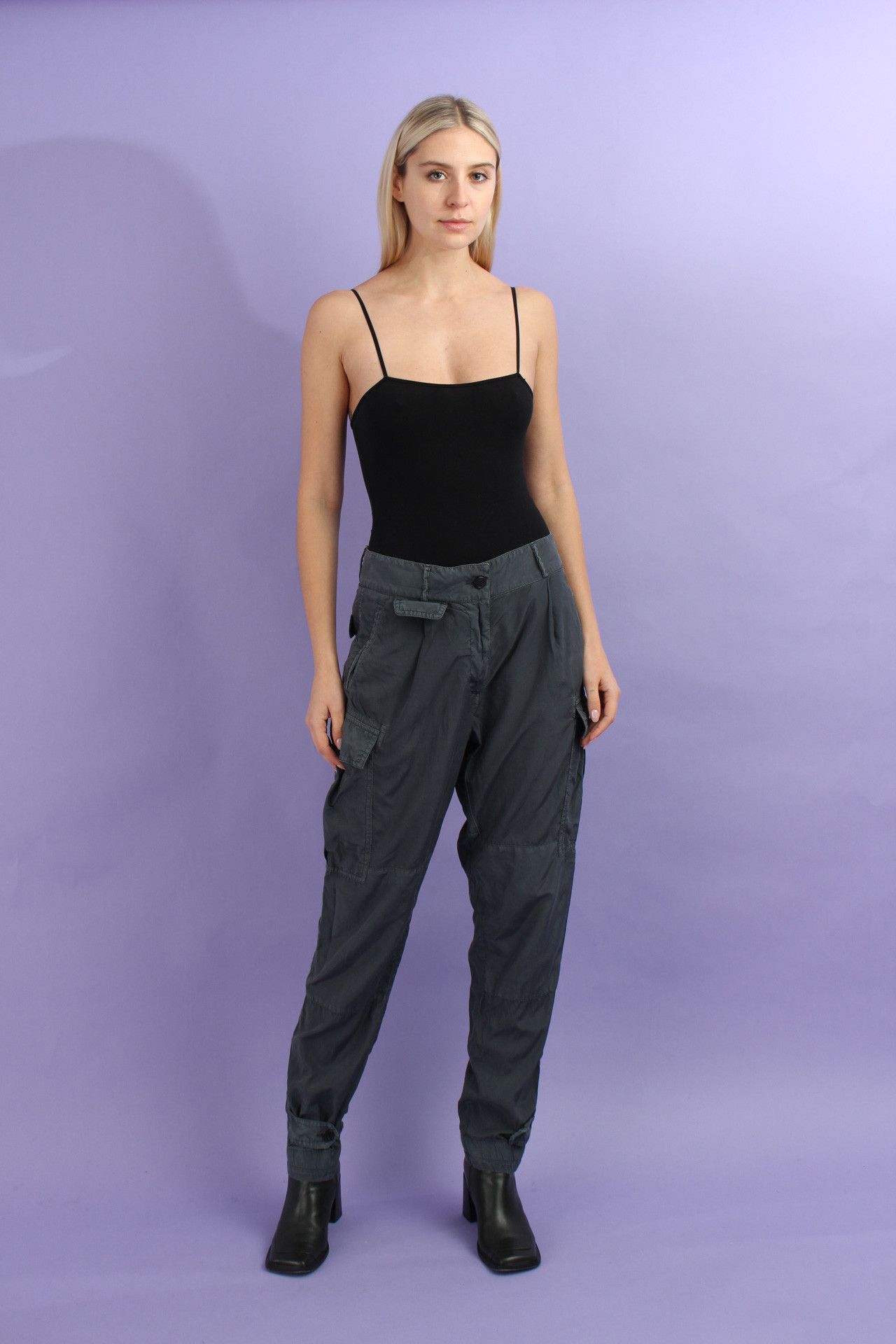 Dries Van Noten Dries Van Noten Silk Cargo Pant Sz 36 Size 26" / US 2 / IT 38 - 6 Thumbnail